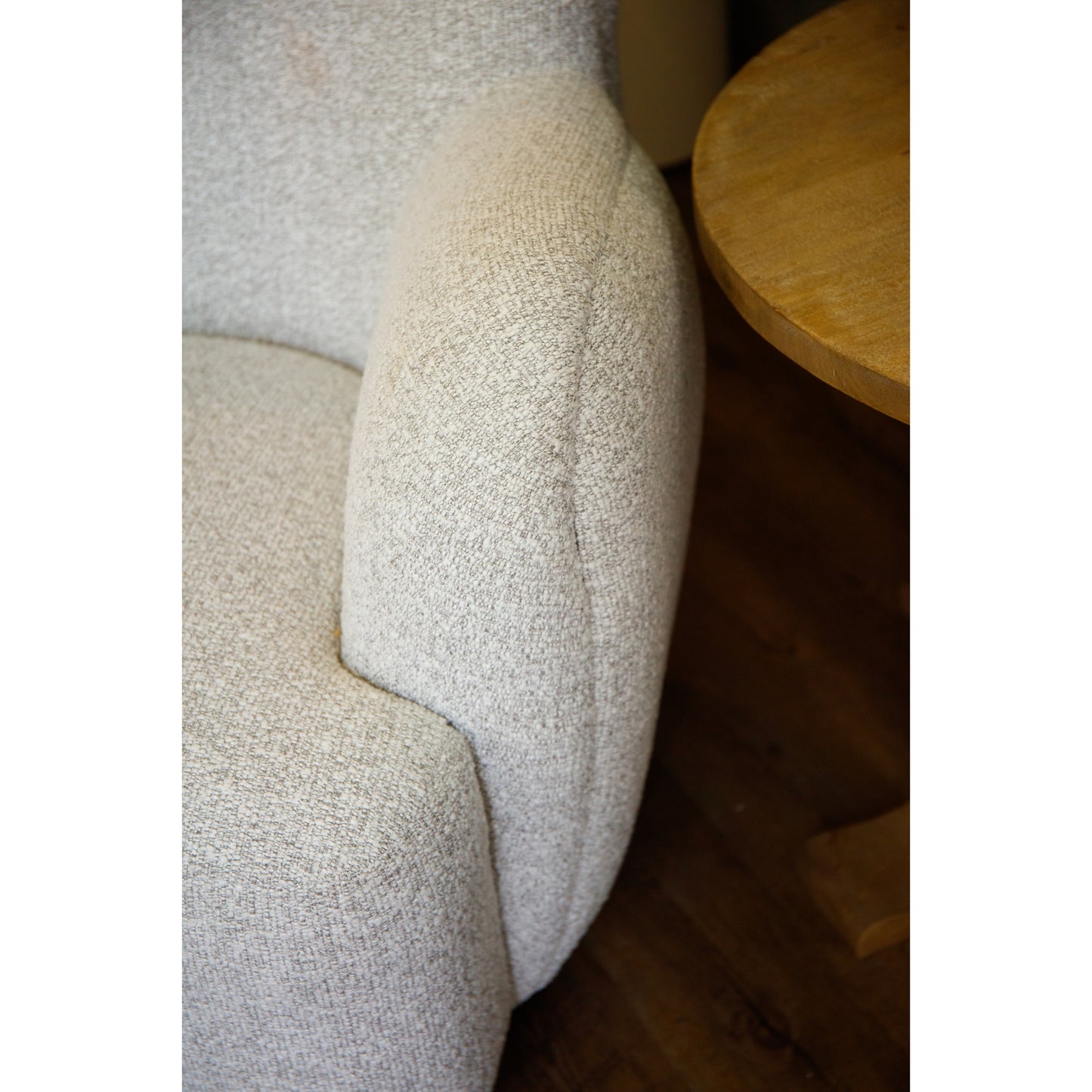 Greige Hui Large Arm Chair