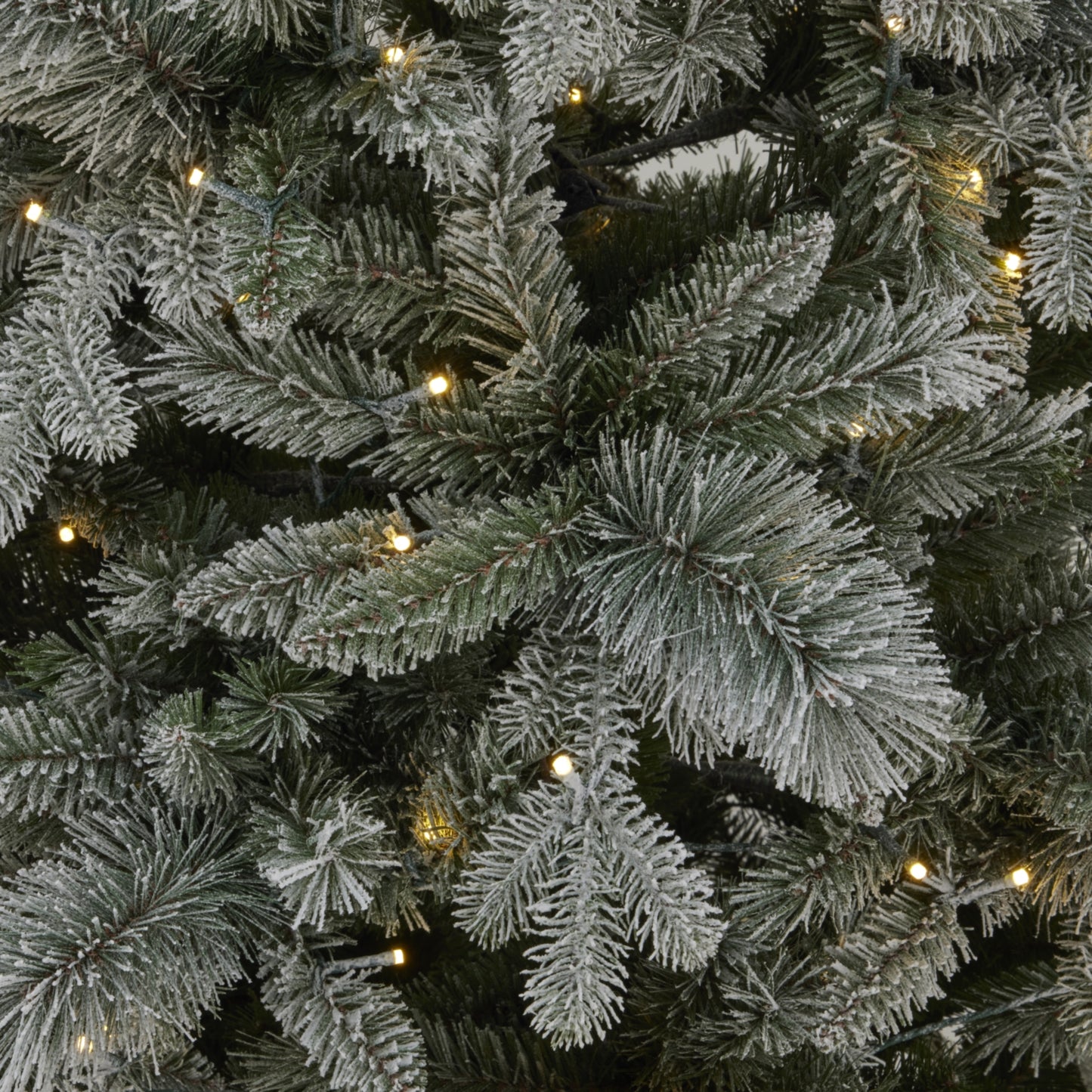 7ft Snowy Forest Fir Pre-Lit 400 Led Christmas Tree