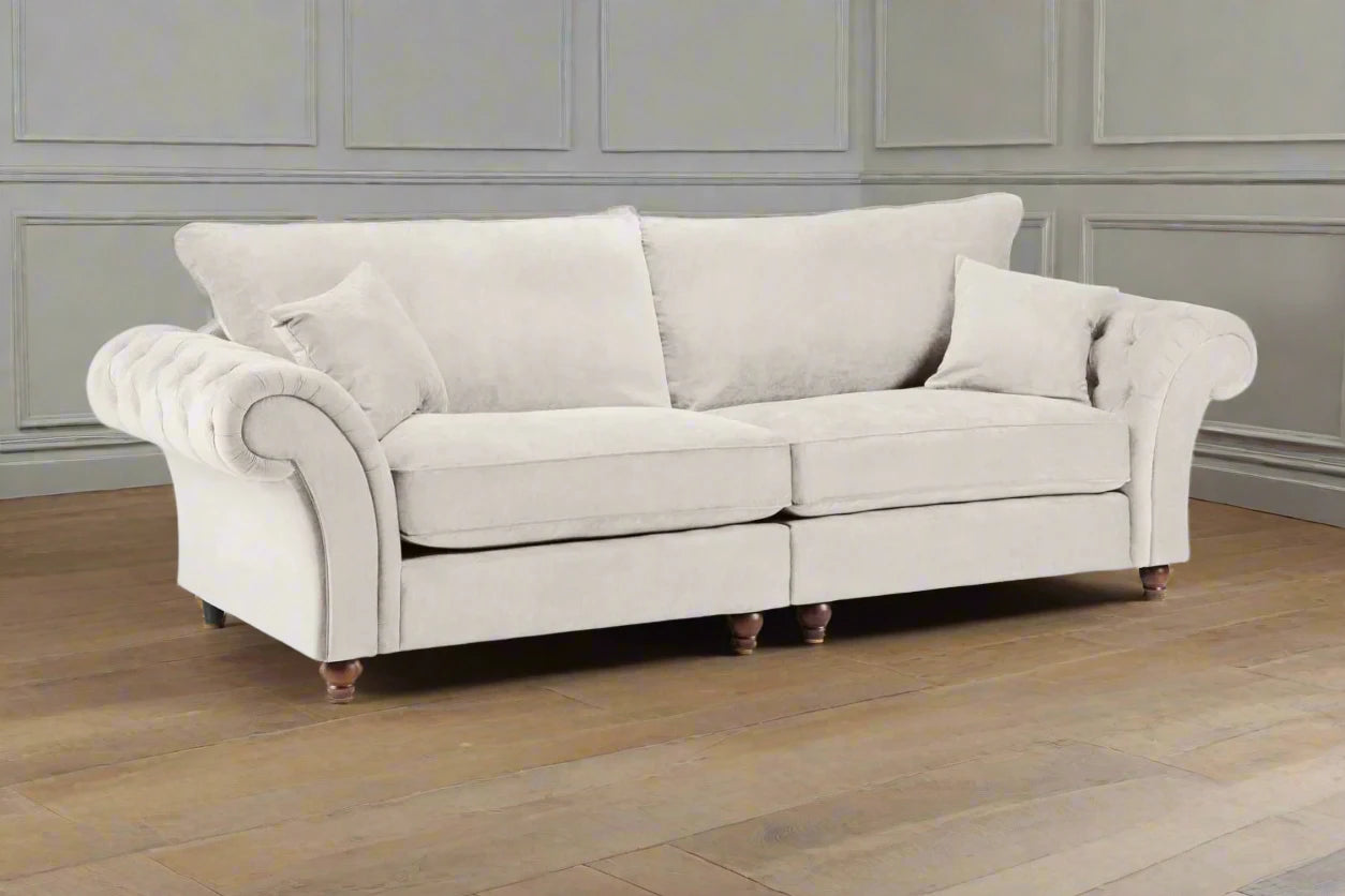 4 Seater Windsor Sofa In Stone Heritage Home UK