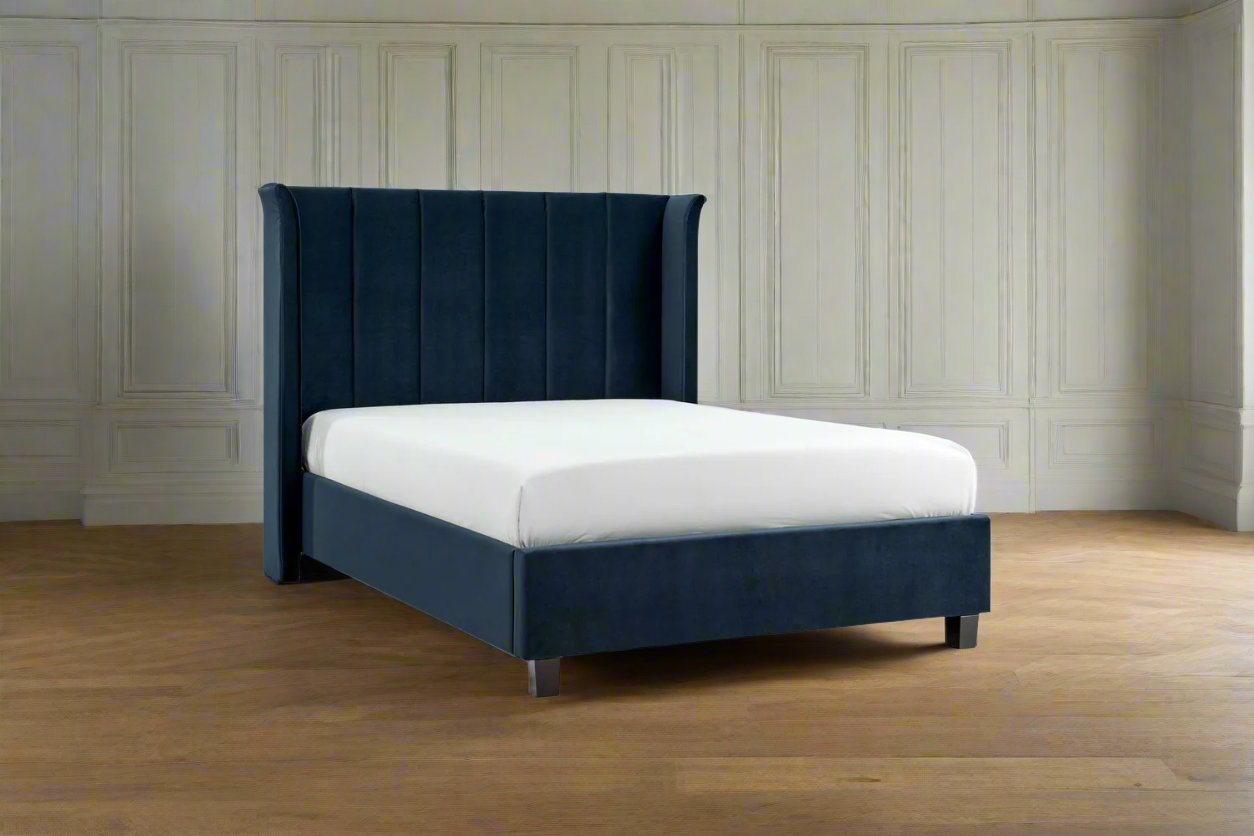 Blue Double Bed Frame Heritage Home UK