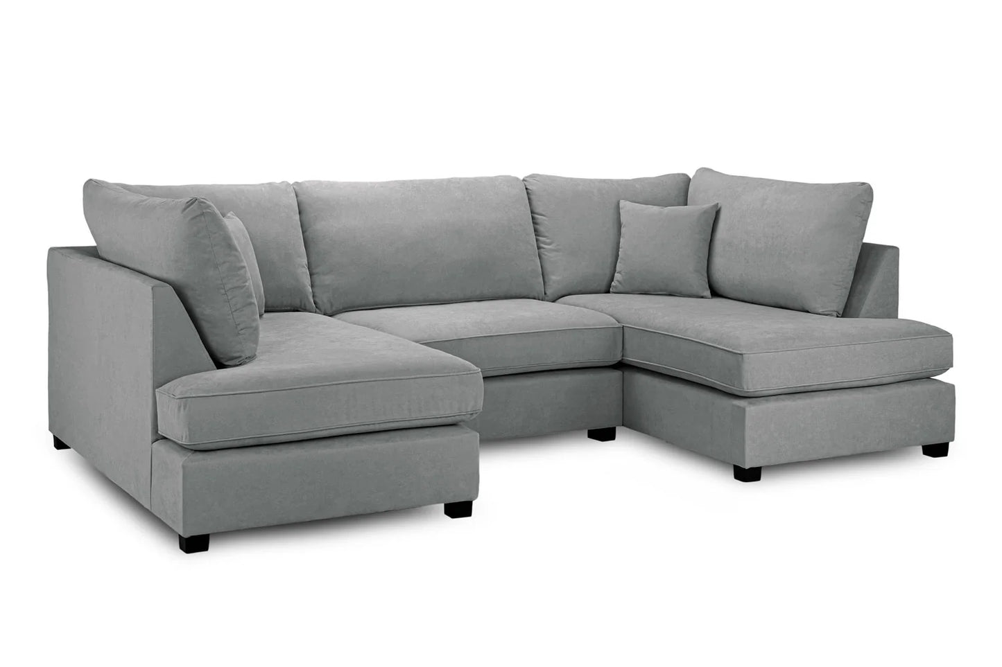 Valencia Cinema U-Shape Sofa In Grey