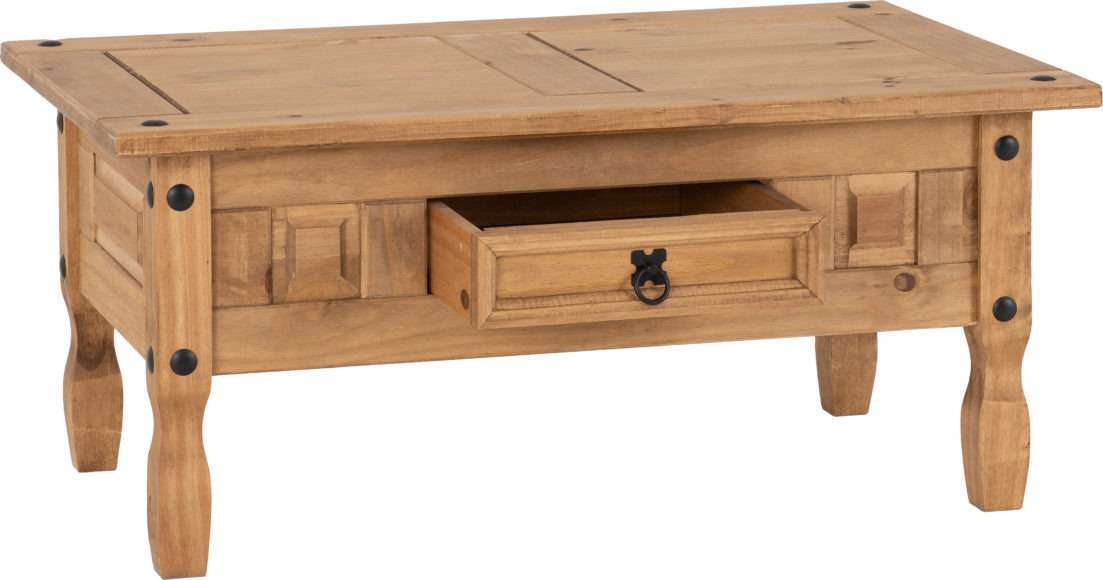 Heritage Home UK | Fine Home Furniture & Accessories | Luxury Home Furniture | Furniture With Free Delivery | Coffee Table Wooden with drawer open