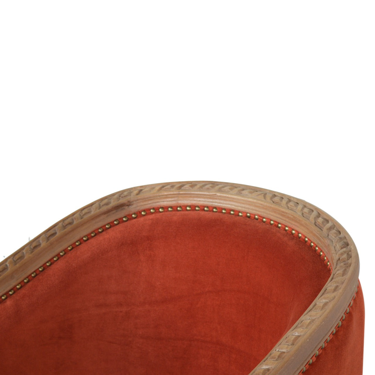 Heritage Collection Rust Velvet Occasional Chair