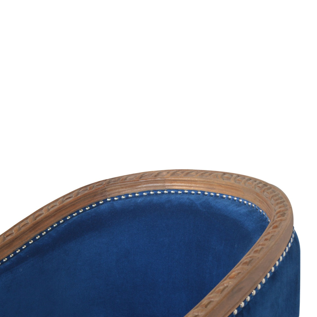 Heritage Collection Royal Blue Velvet Occasional Chair