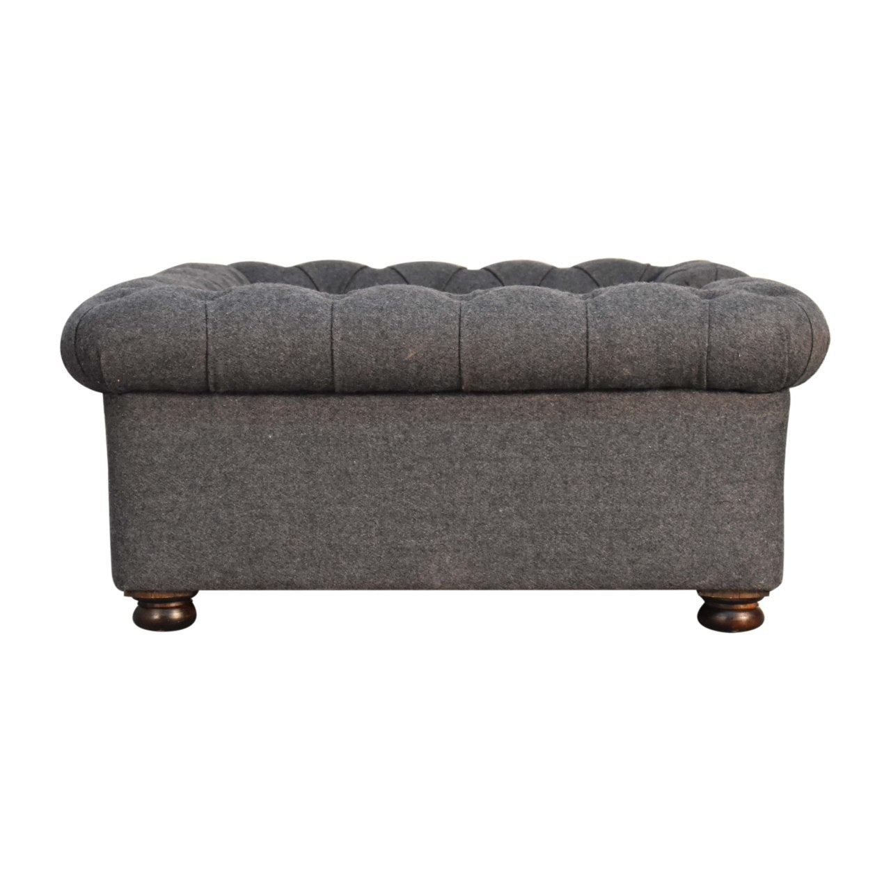 Heritage Collection Battleship Tweed Button Pet Bed