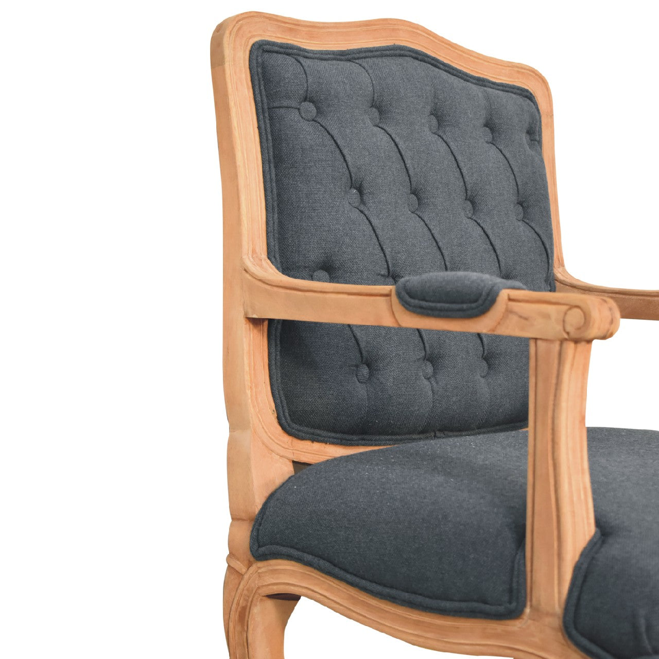 Heritage Collection Navy Blue French Style Chair