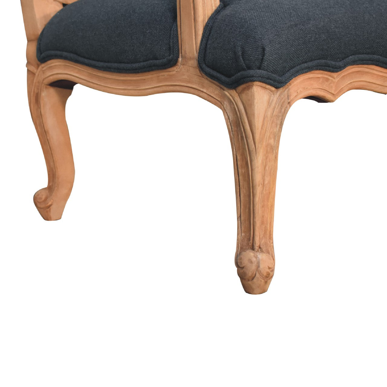 Heritage Collection Navy Blue French Style Chair