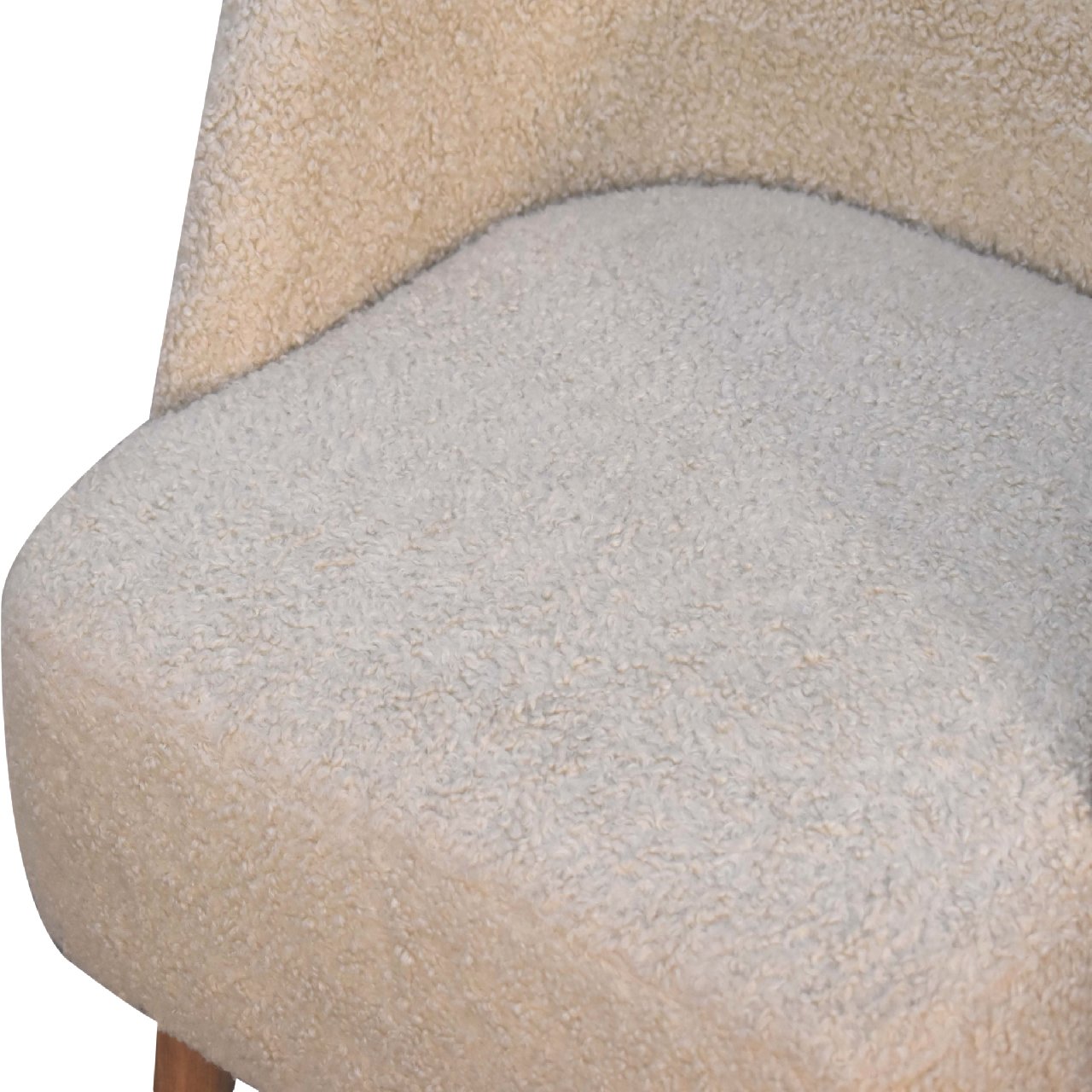 Heritage Collection Cream Boucle Tub Chair