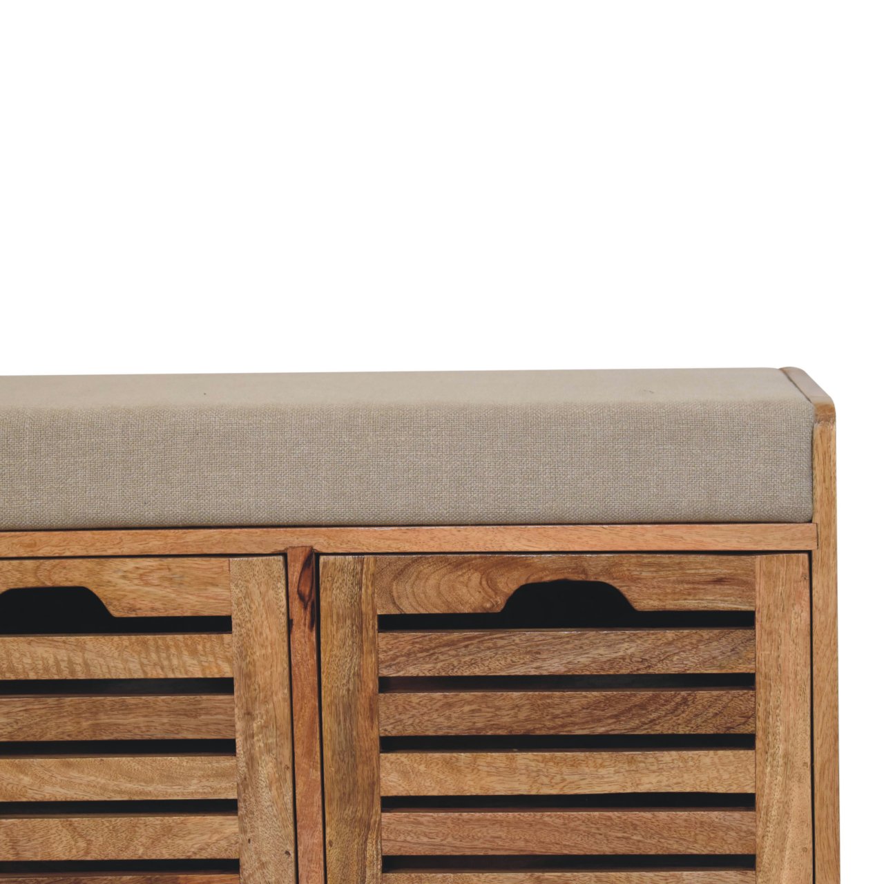 Heritage Collection Shutter Fronted Hallway Shoe Bench