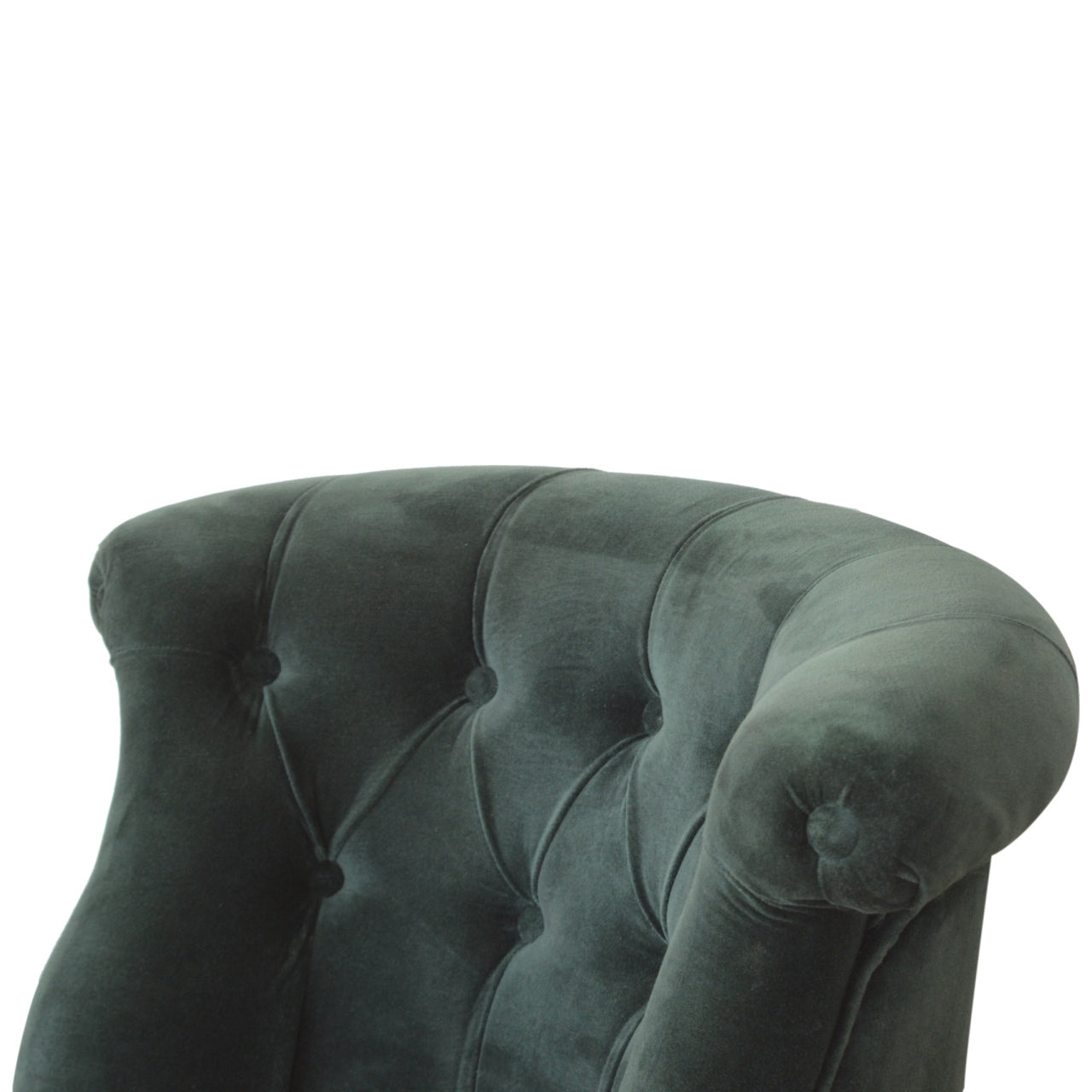 Heritage Collection Emerald Velvet Accent Chair