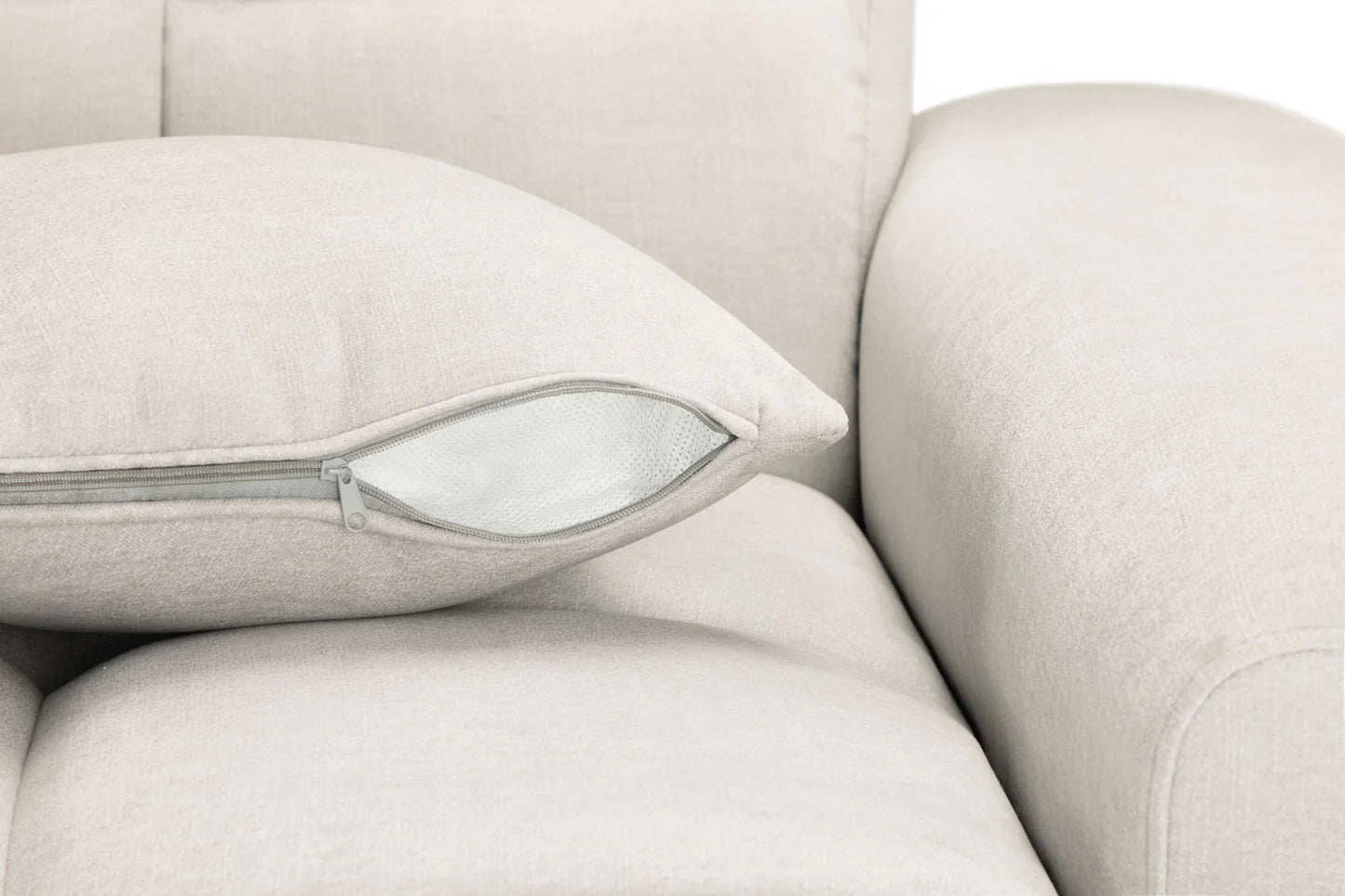 The Wiltshire Statement Right Hand Corner Sofa In Beige
