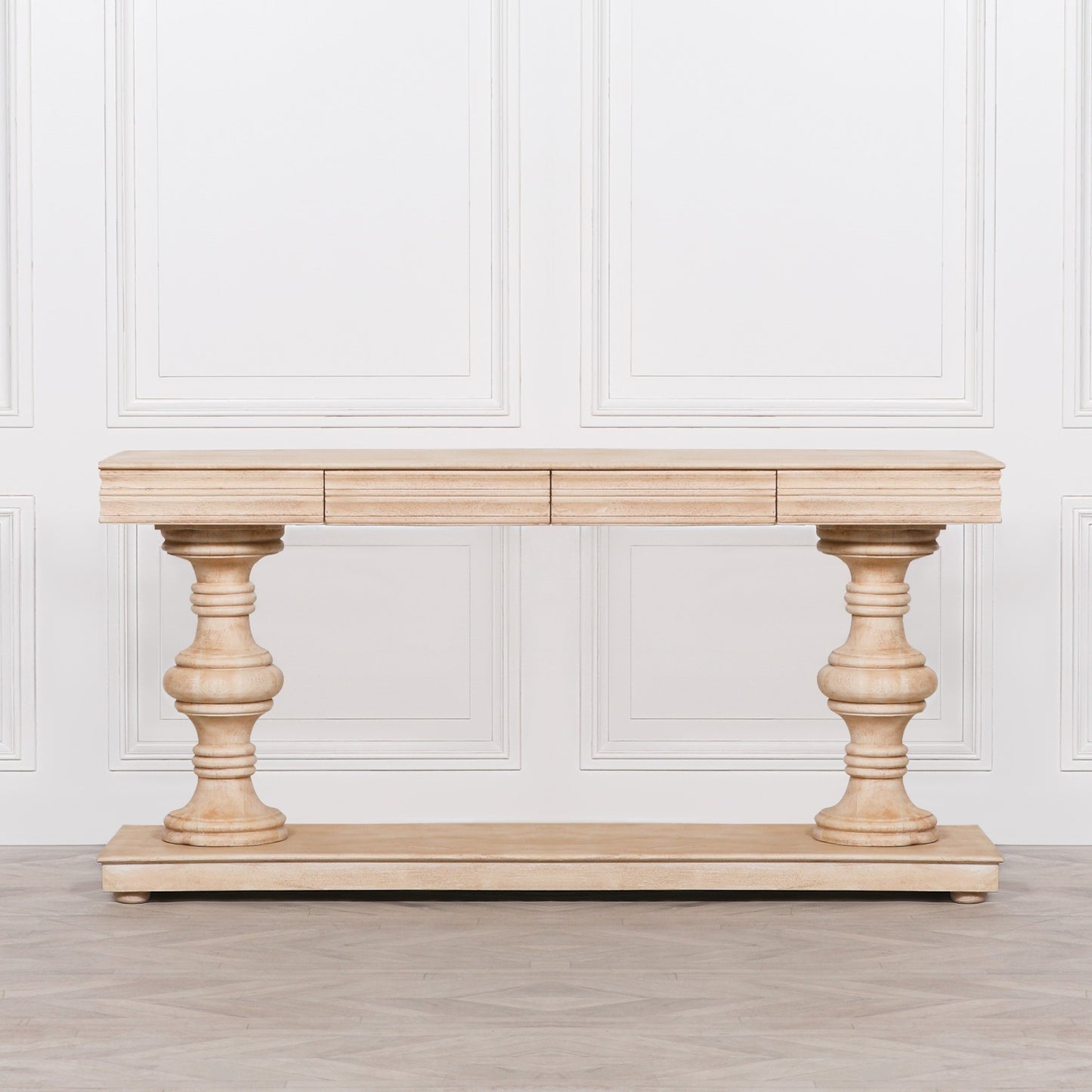 180cm Wooden Console Table with Drawers