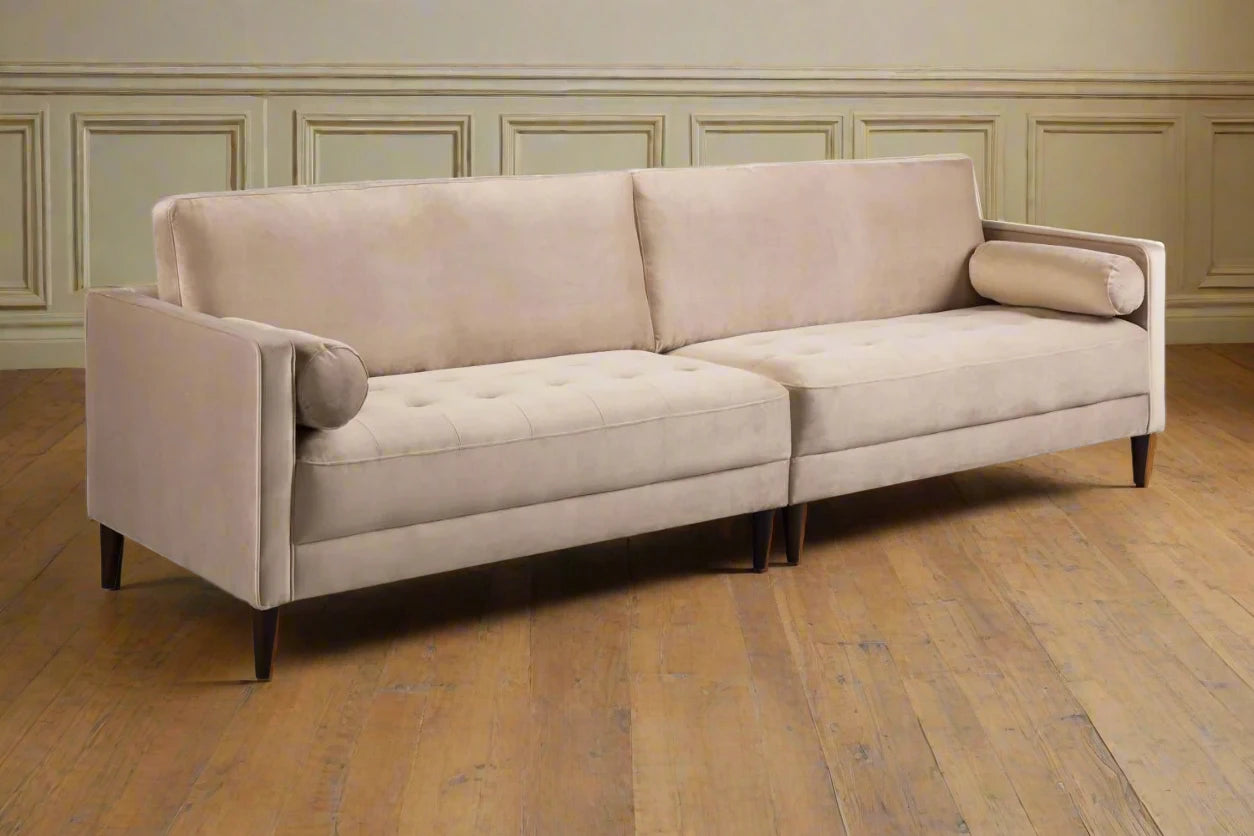 Large 4 Seater Art Deco Style Sofa Heritage Home UK