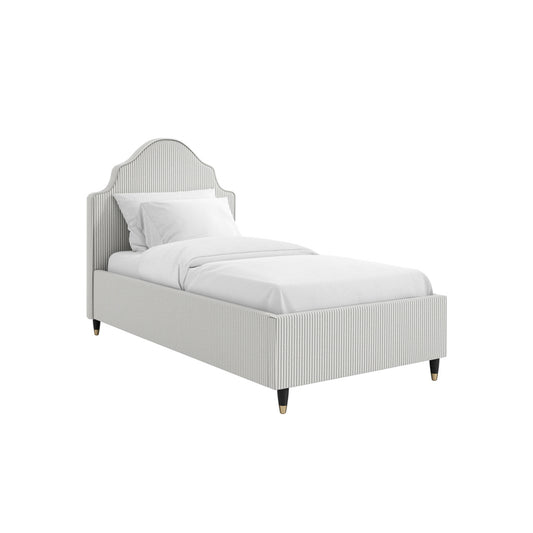 Harmony Home Grey Thin Stripe Single Bed