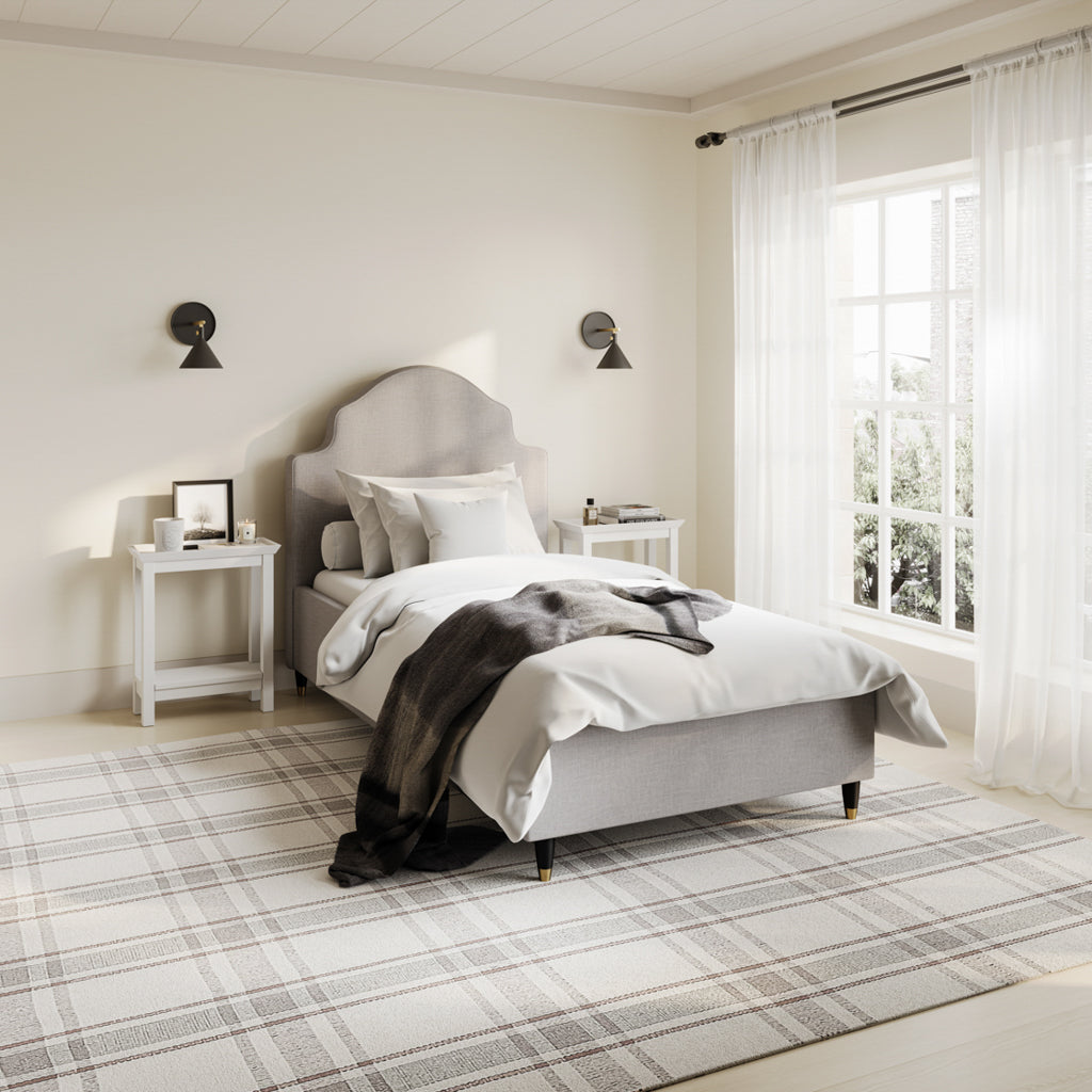 Harmony Home Grey Single Bed