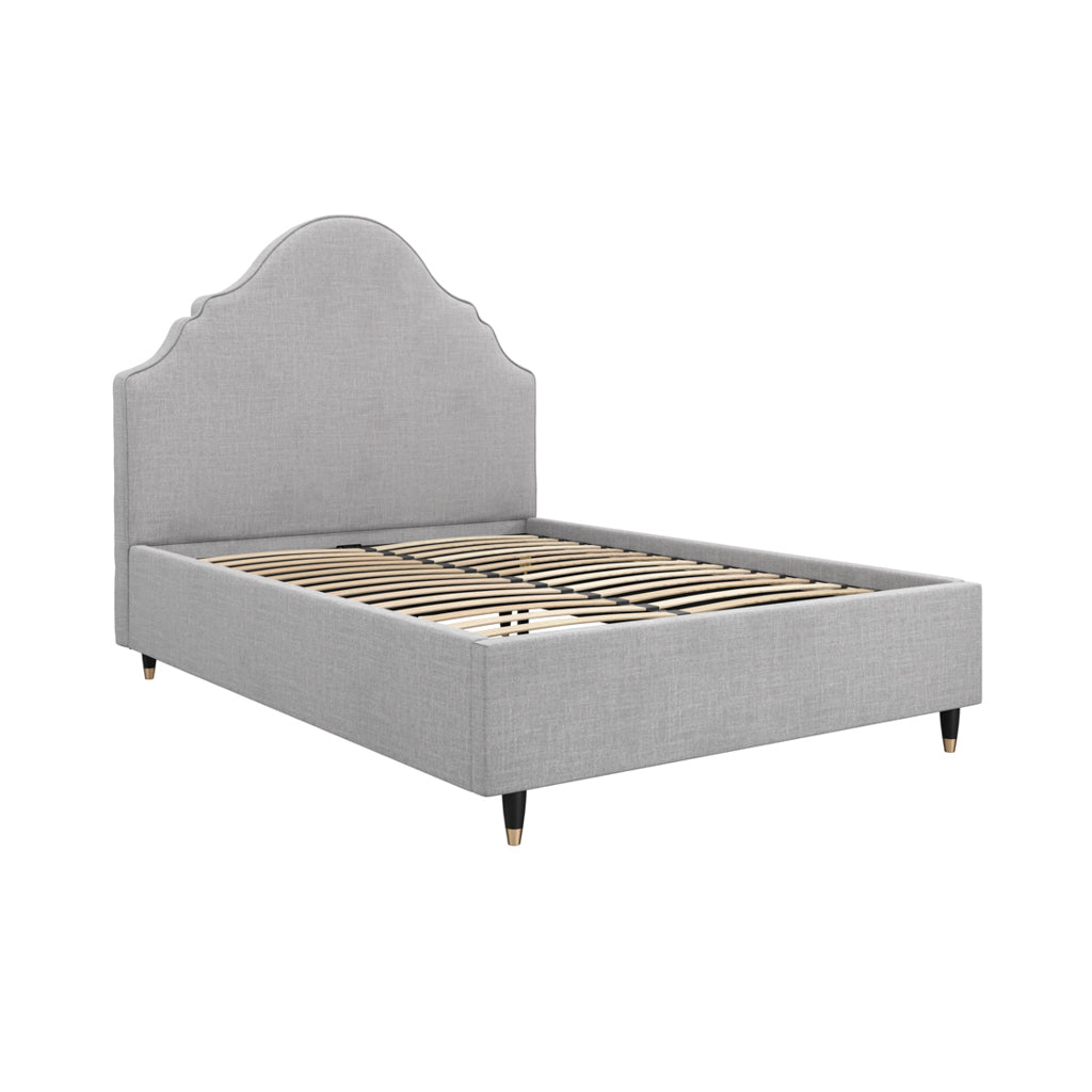 Château Light Grey Kingsize Bed