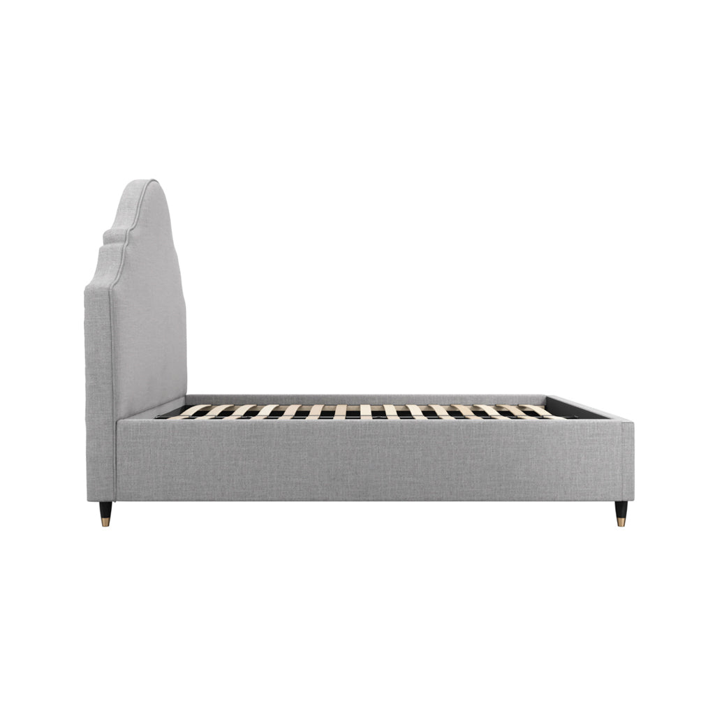 Château Light Grey Kingsize Bed