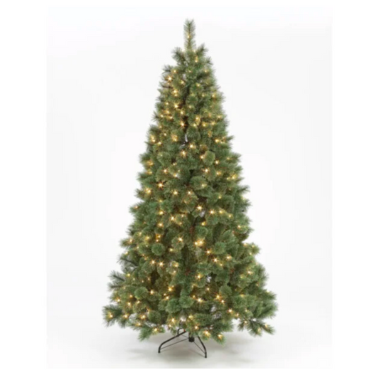 Pre-Lit 7.5ft Baltimore Pine with 430 Warm White LEDs