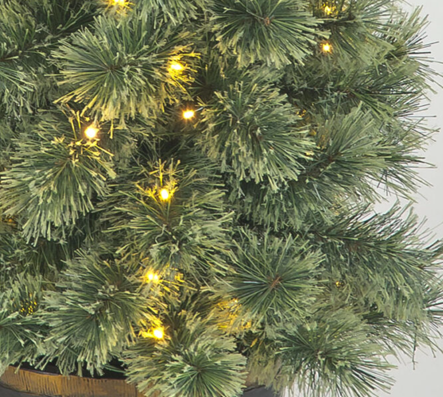 Pre Lit 3ft / 120cm Scots Pine Porch Tree with 70 Warm White LEDs