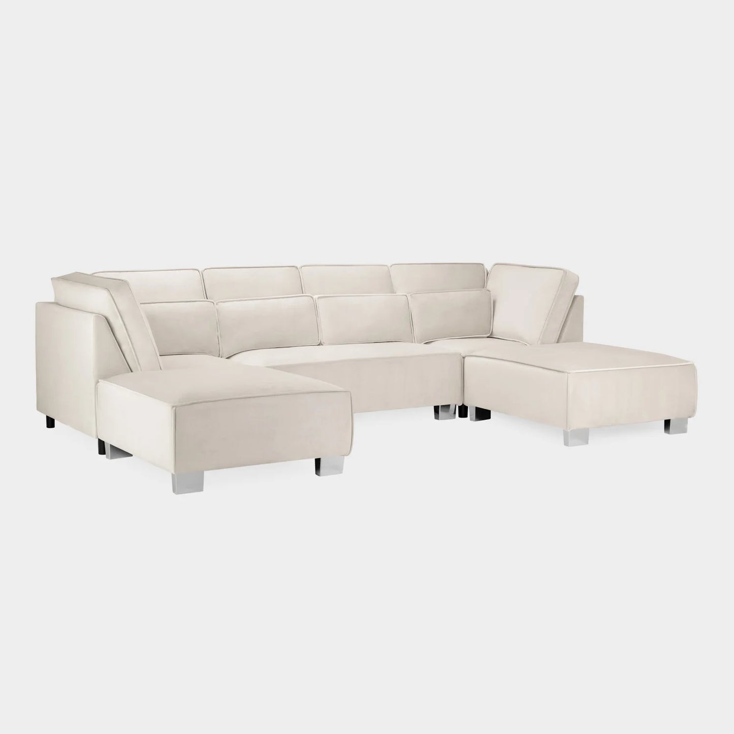 The Sloane U Shape Corner Sofa In Cream