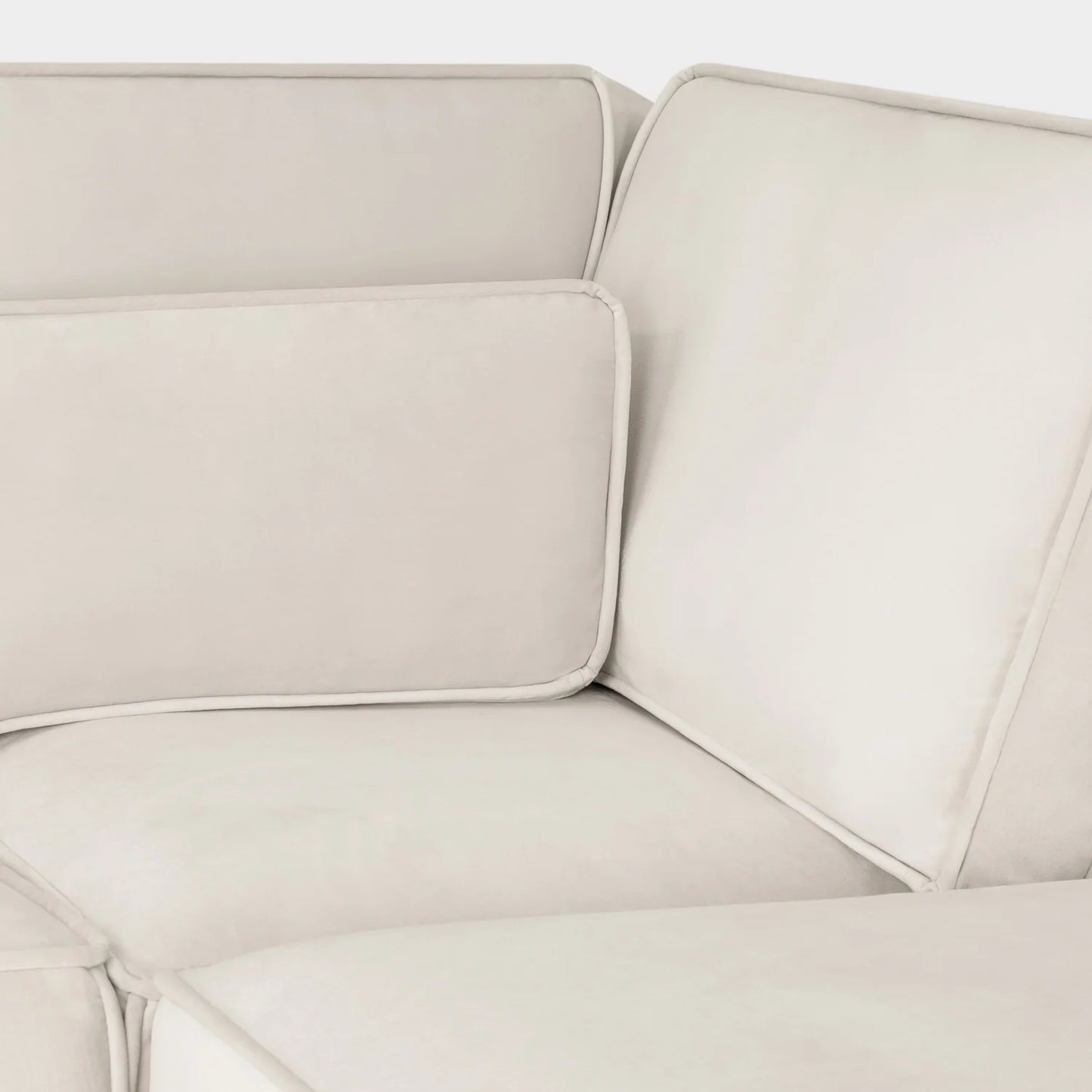 The Sloane U Shape Corner Sofa In Cream