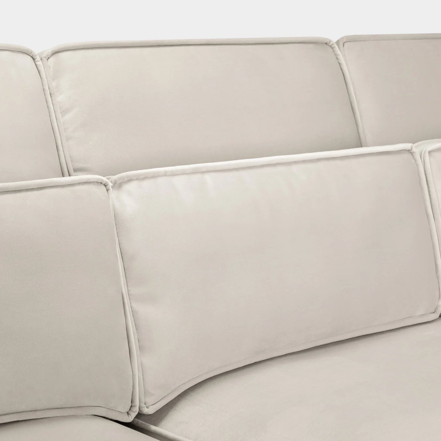The Sloane U Shape Corner Sofa In Cream