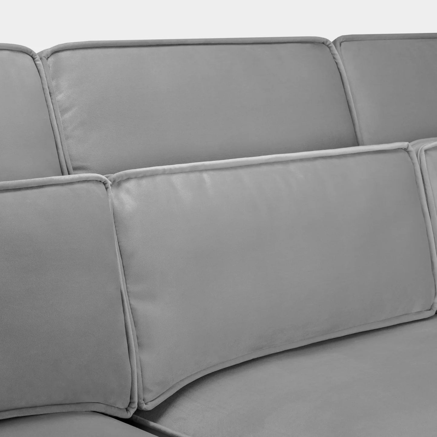 The Sloane U Shape Corner Sofa In Grey