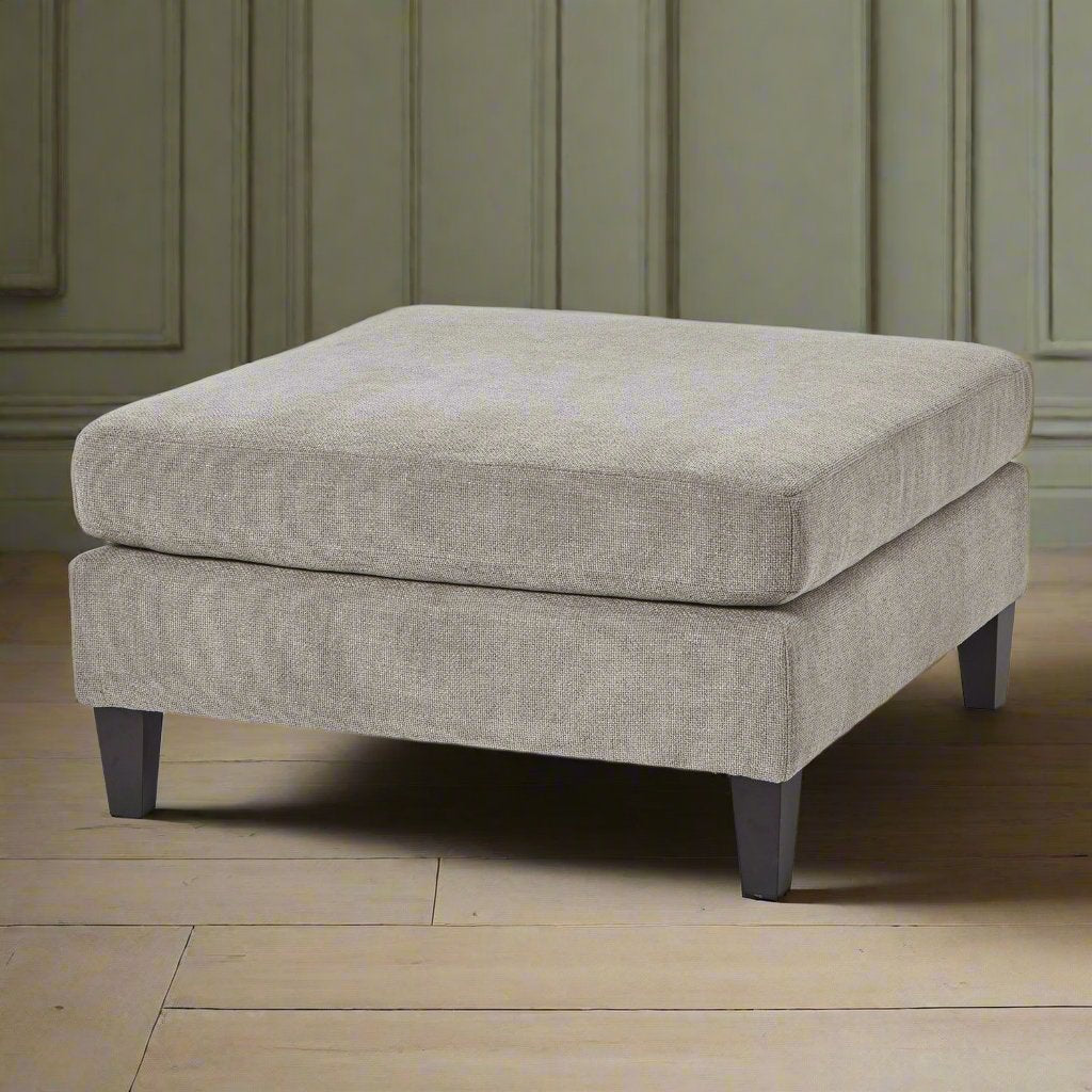 Taupe Large Footstool Heritage Home UK