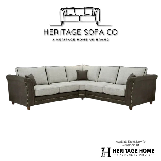 The Balmoral Large Corner Sofa Full-back Model