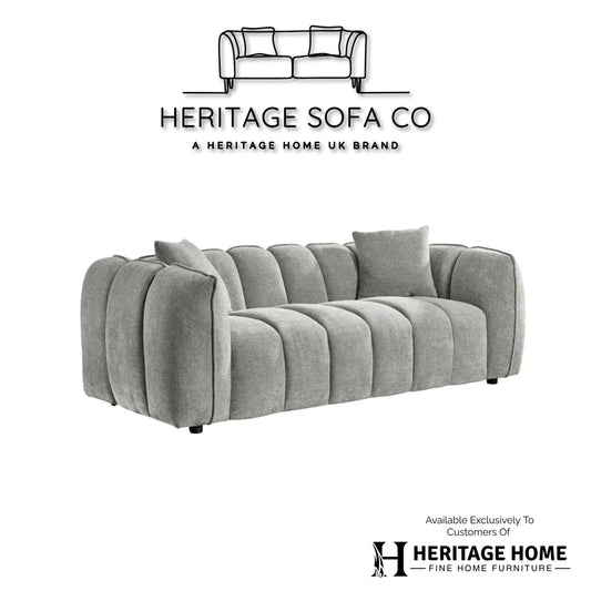 The Venetian 3 Seater Sofa In Grey