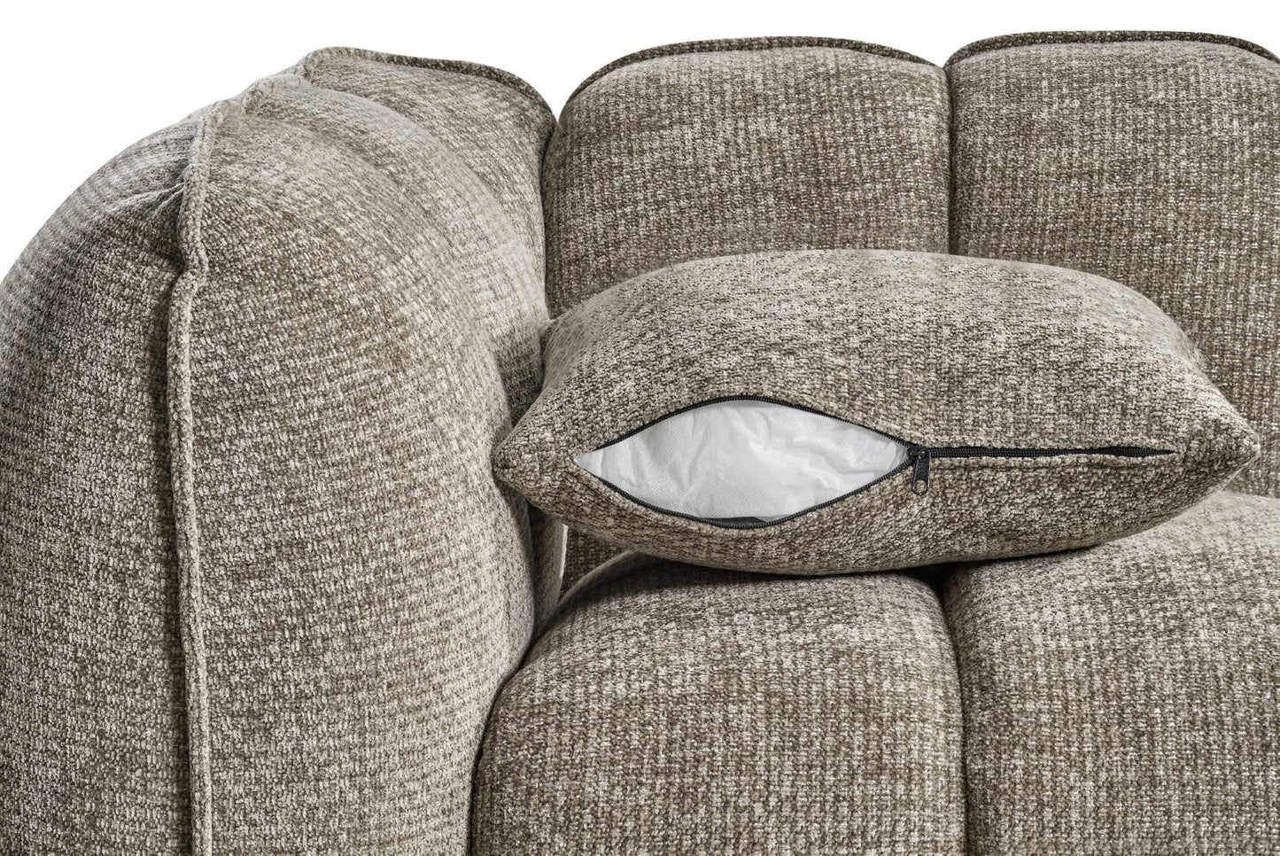The Venetian 3 Seater Sofa In Mocha