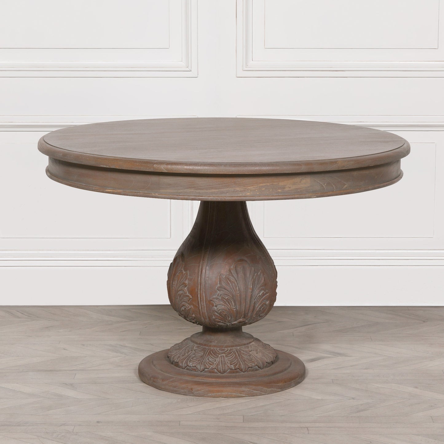 Round Pedestal Acorn Dining Table 120cm