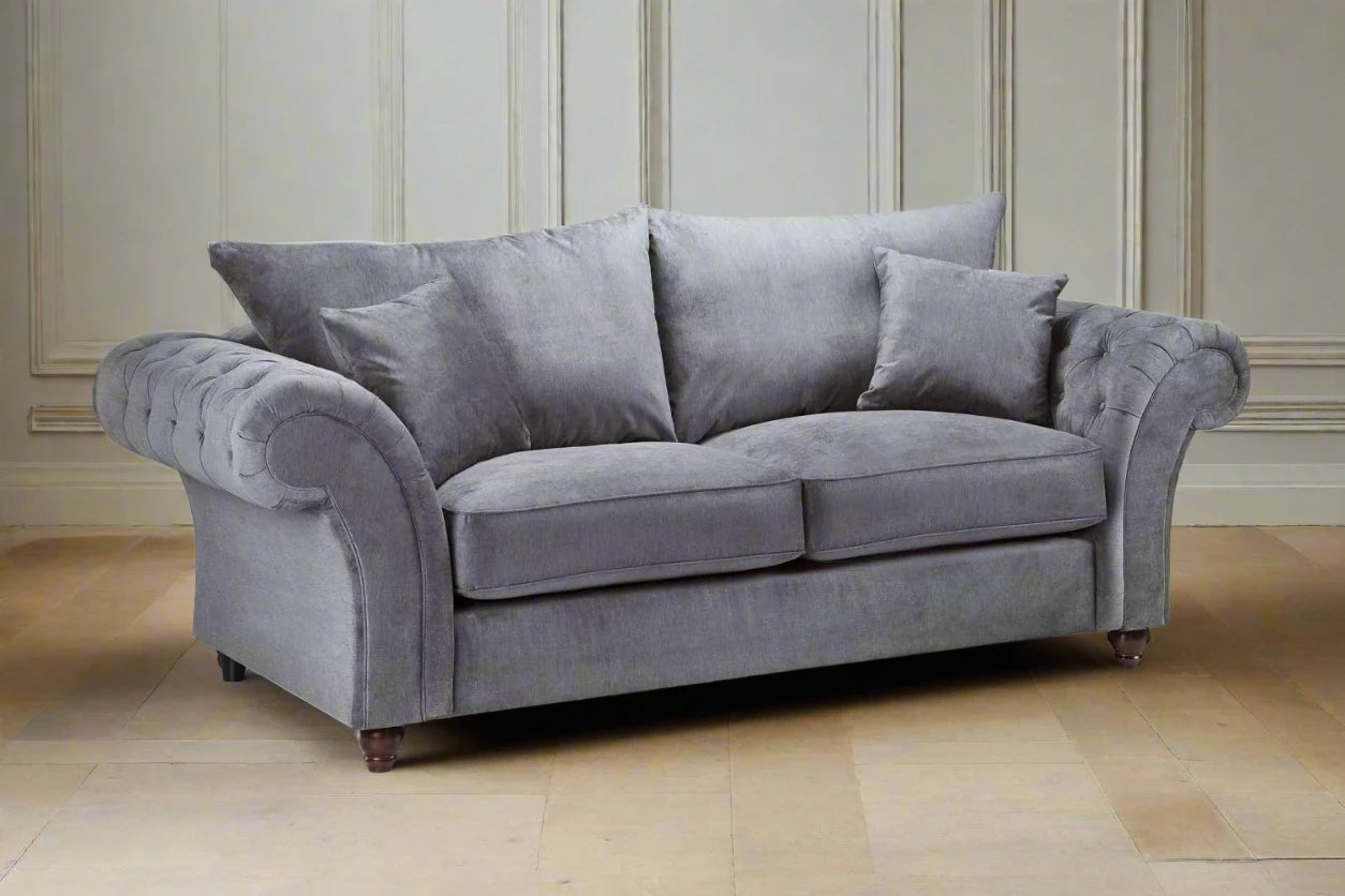 Windsor Grey 3 Seater Sofa Heritage Home UK
