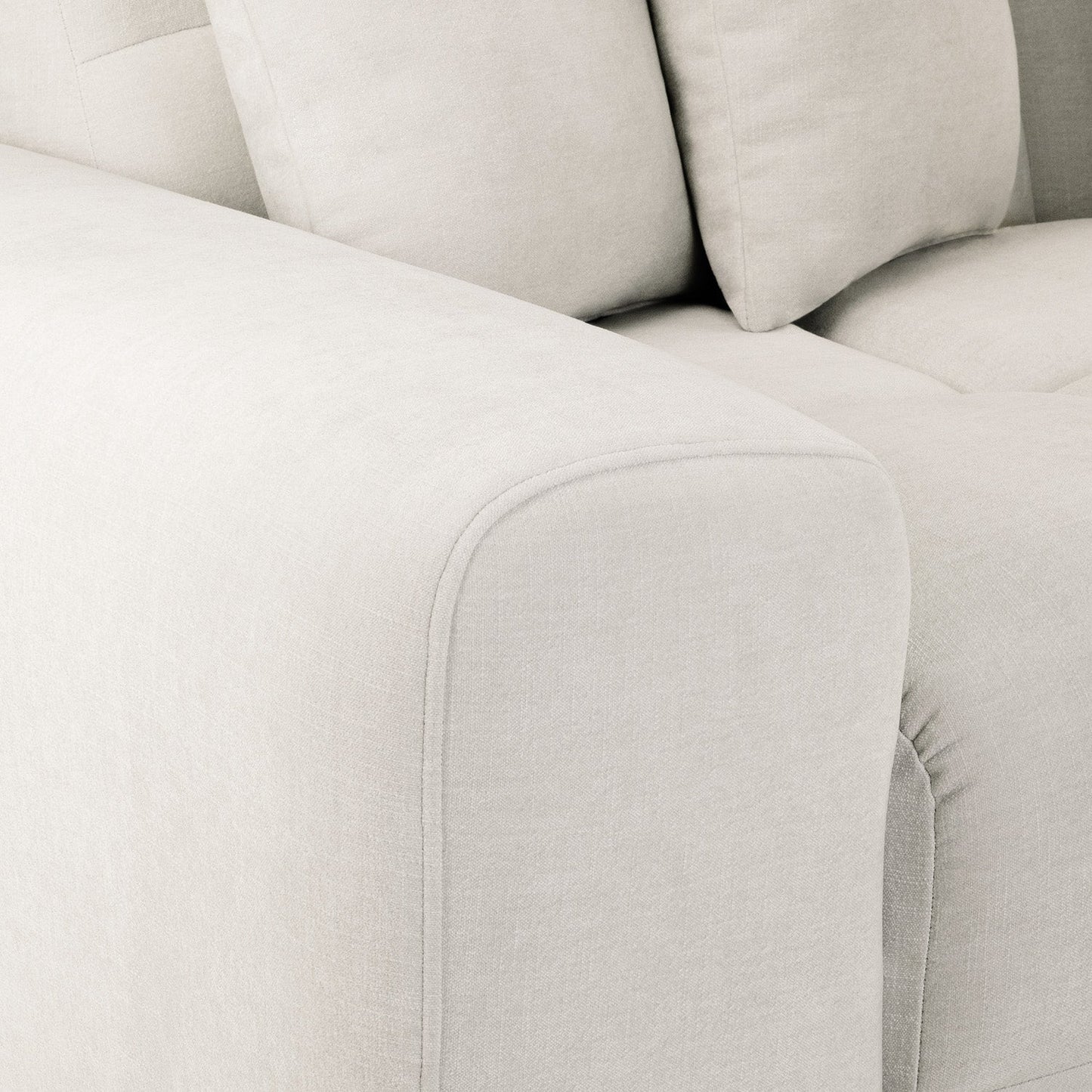 The Wiltshire Statement Left Hand Corner Sofa In Natural