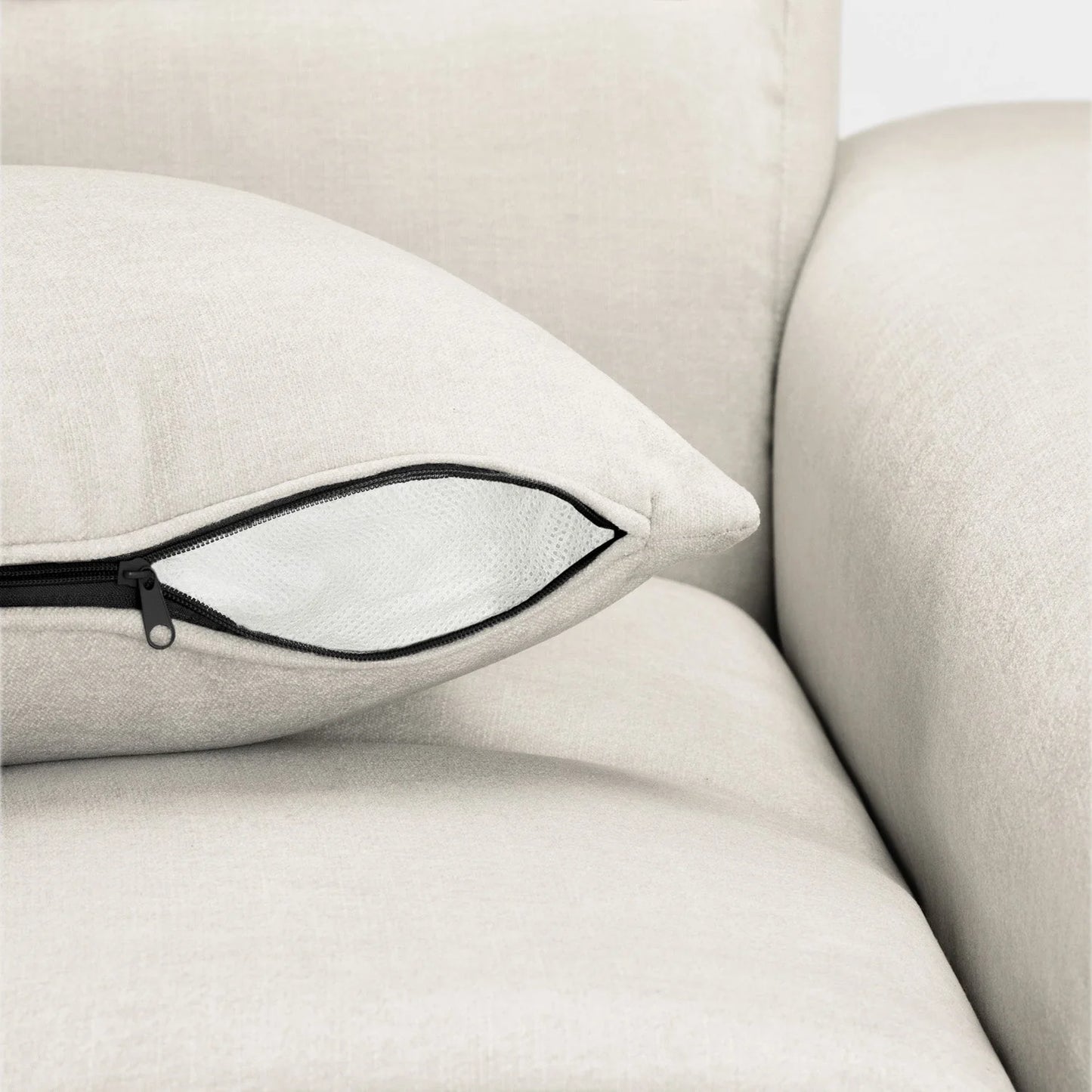 The Wiltshire Statement Left Hand Corner Sofa In Natural