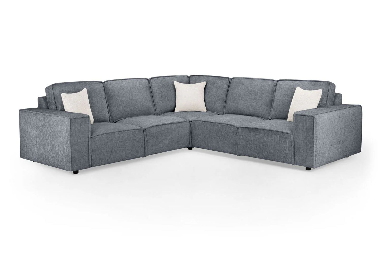 Mary Large Corner Sofa In Slate