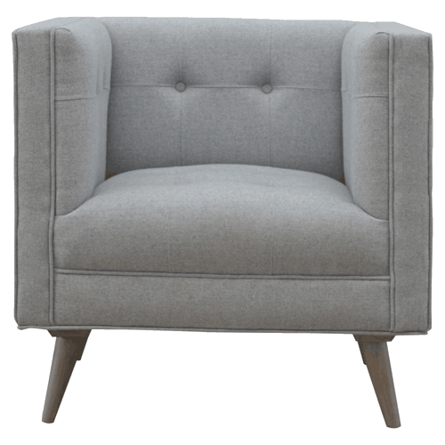 Heritage Collection Grey Tweed Armchair