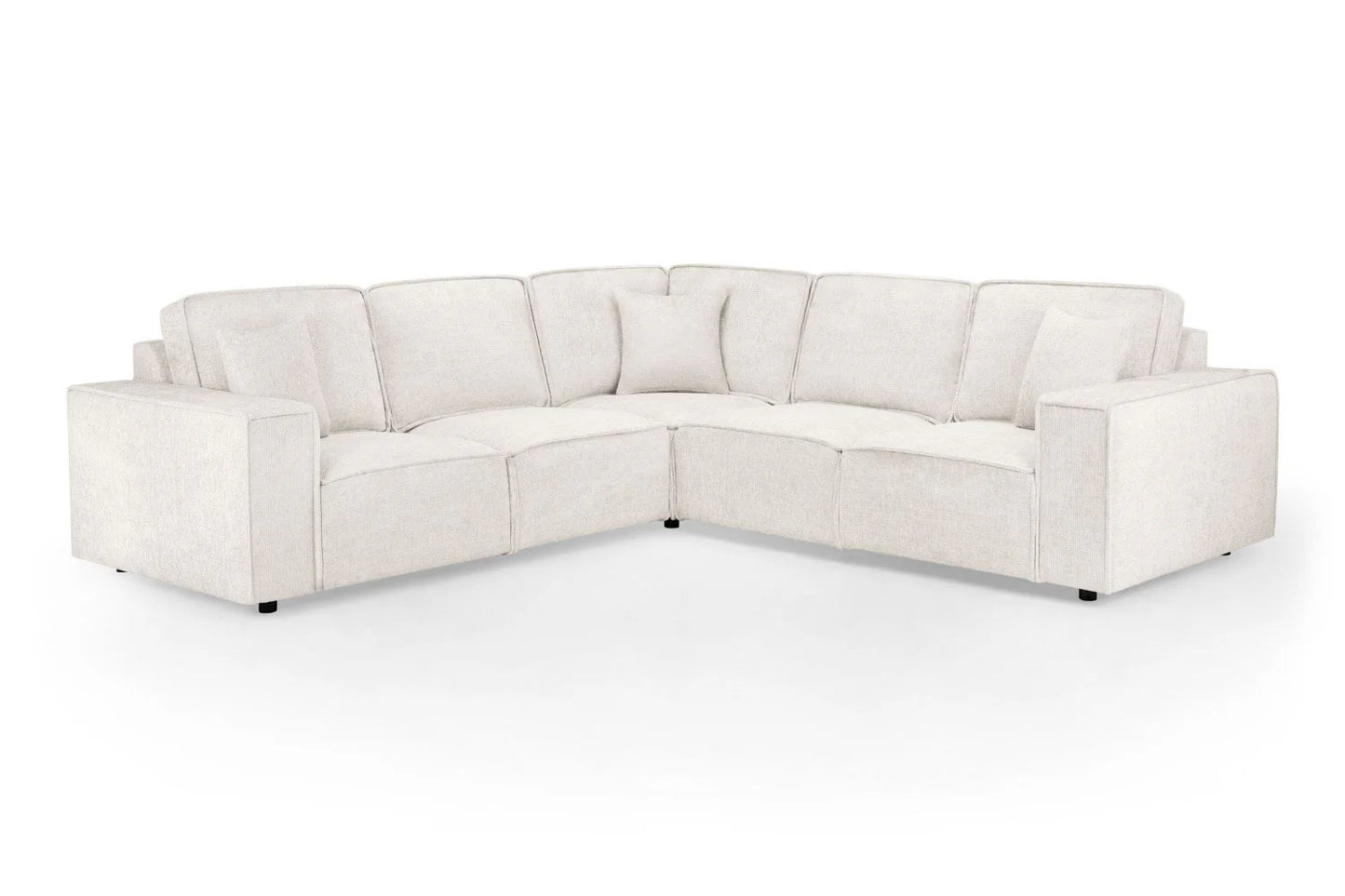 Mary Large Corner Sofa In Cream