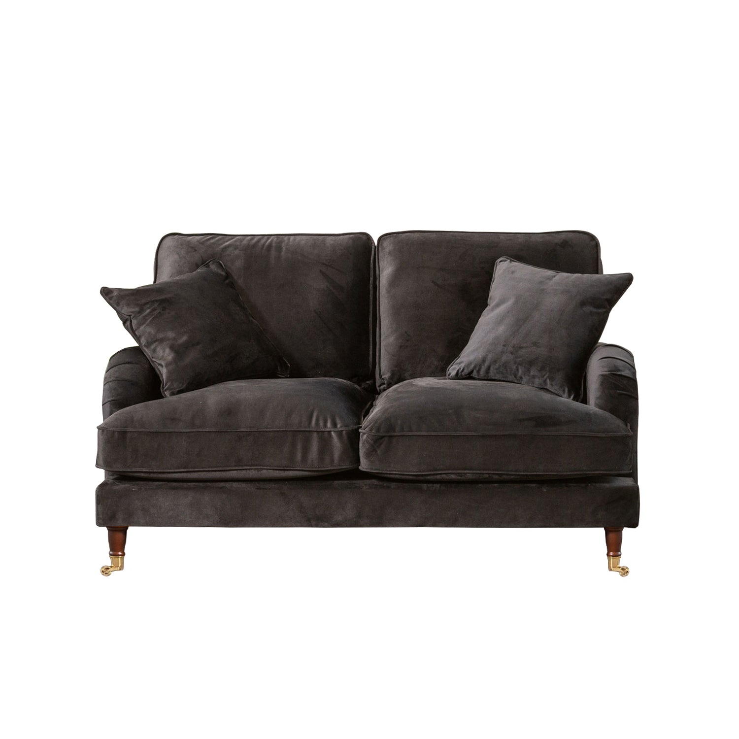 Black Velvet 2 Seater Sofa