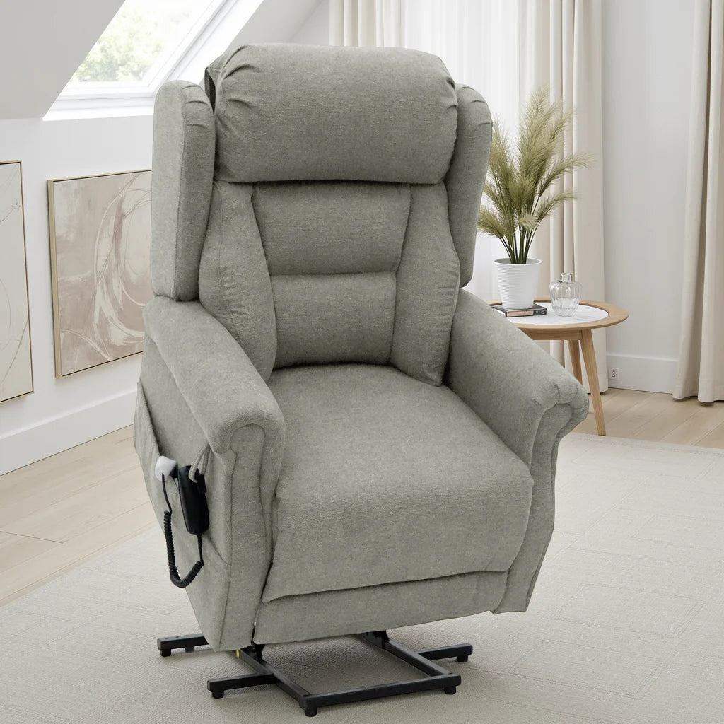 Heritage Home UK Fairmont Rise and Recline Armchair in Beige