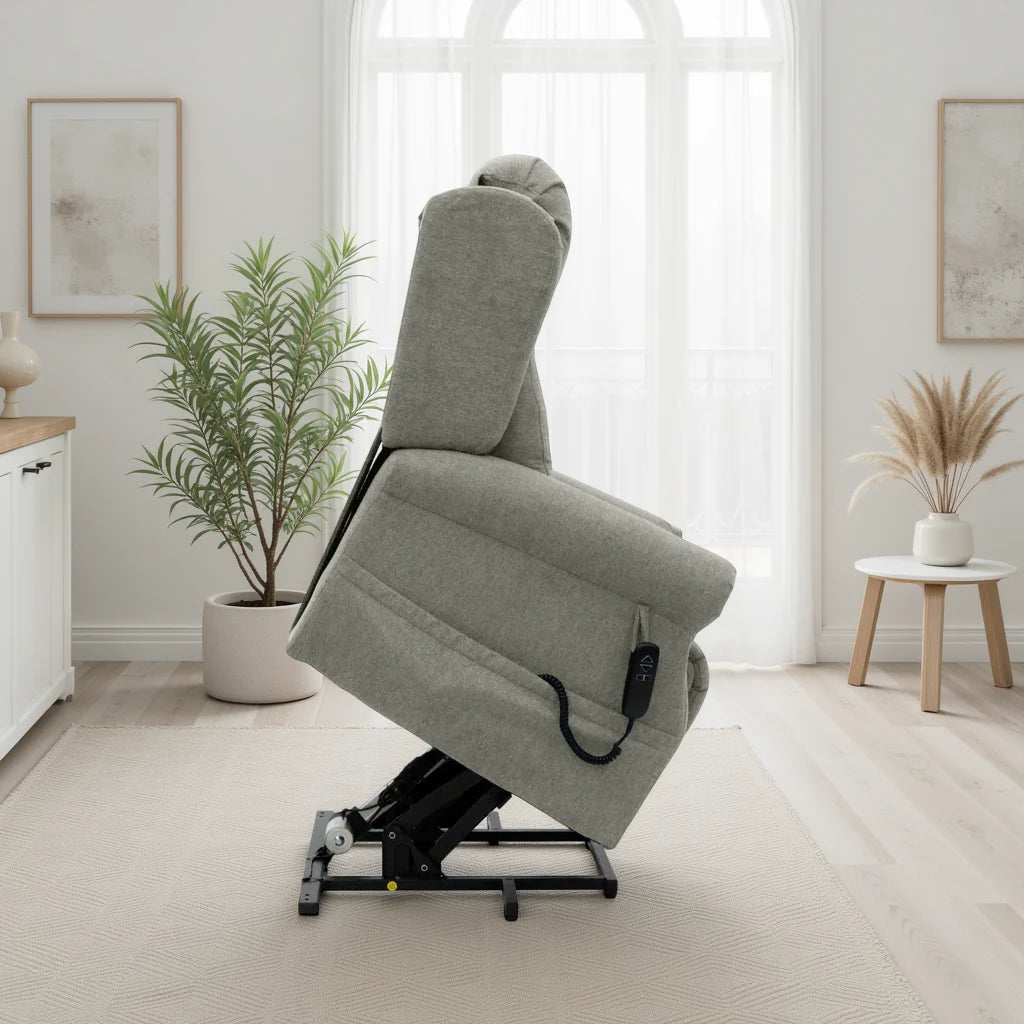 Heritage Home UK Fairmont Rise and Recline Armchair in Beige