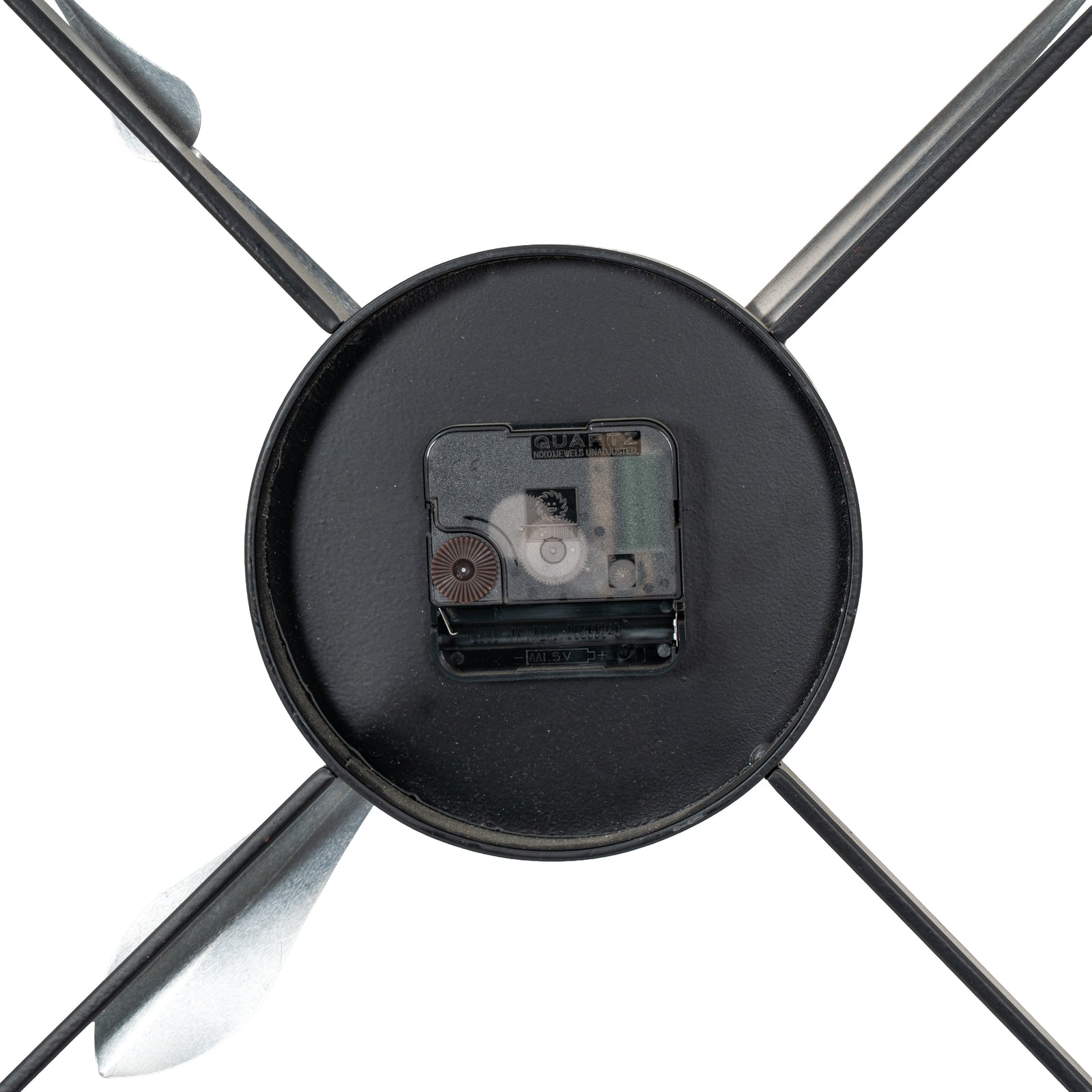 Harry Christian Home Black & Gold Skeleton Wall Clock