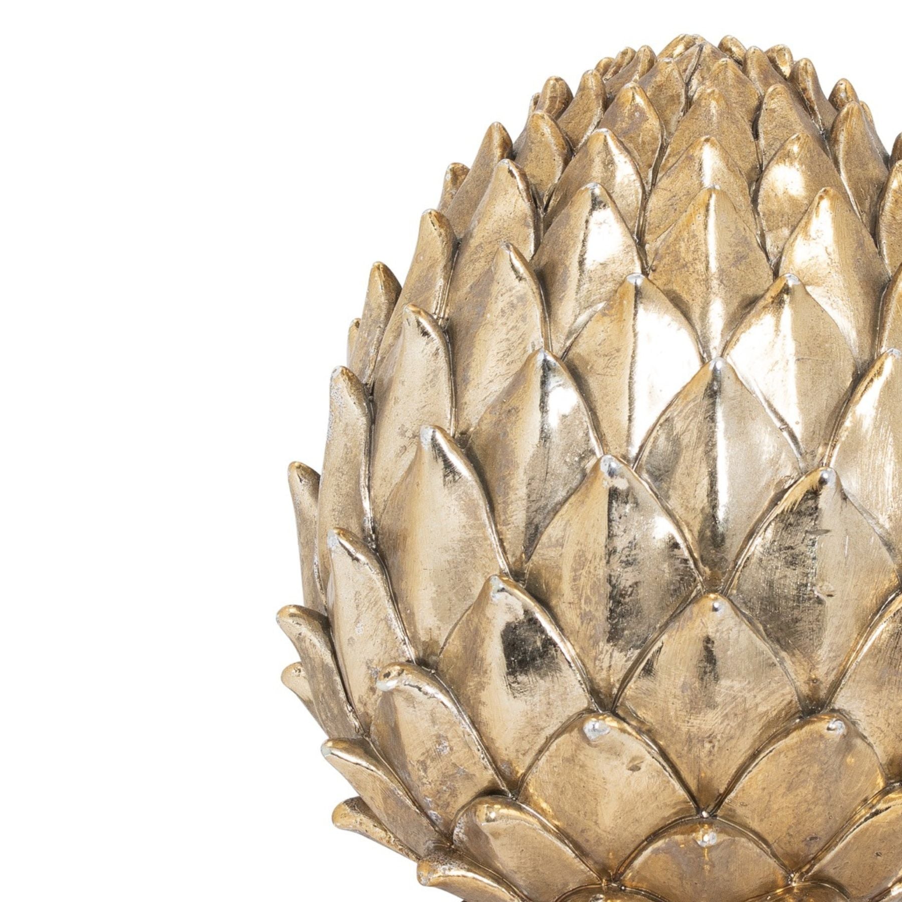 Harry Christian Home Large Gold Pinecone Finial Ornament