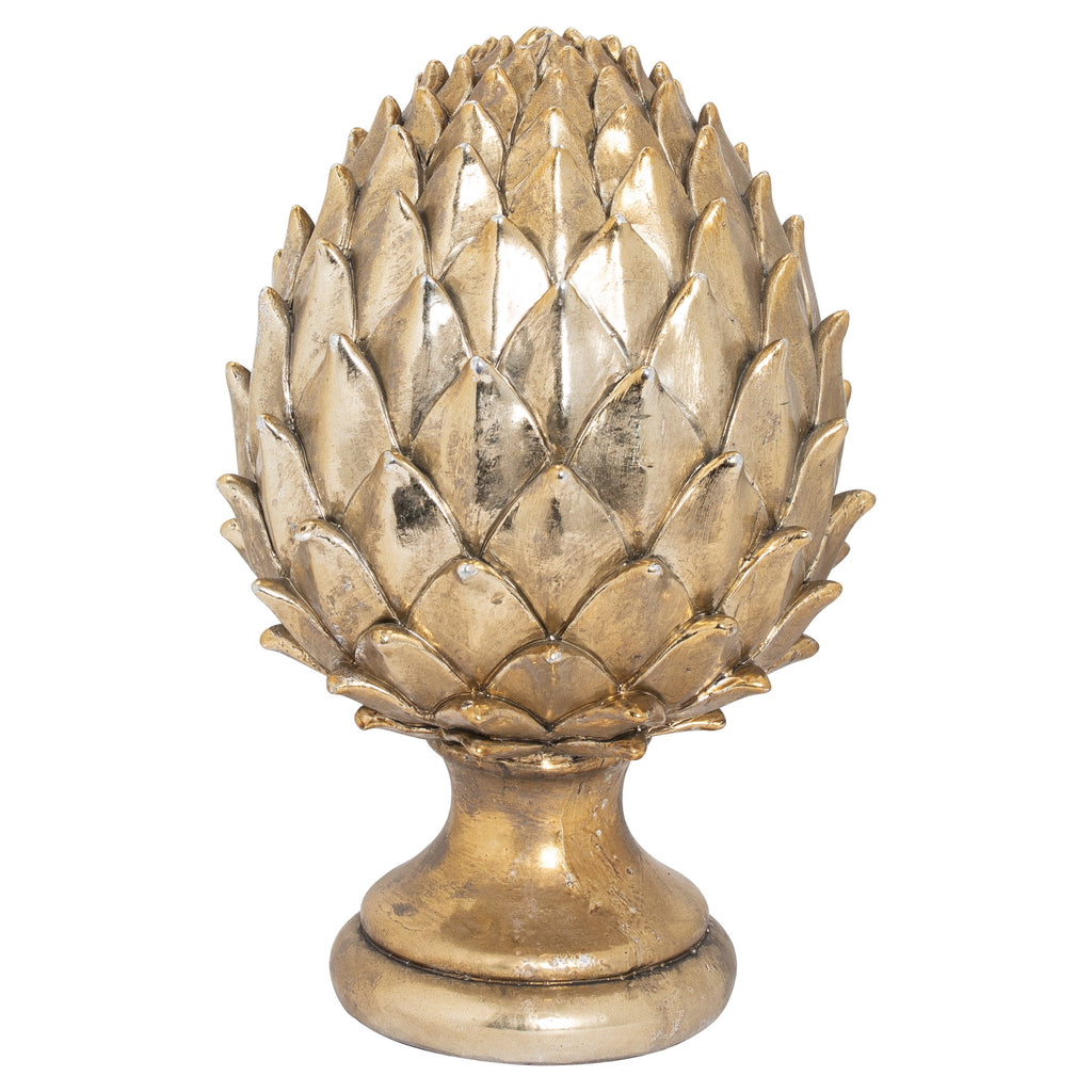 Harry Christian Home Large Gold Pinecone Finial Ornament