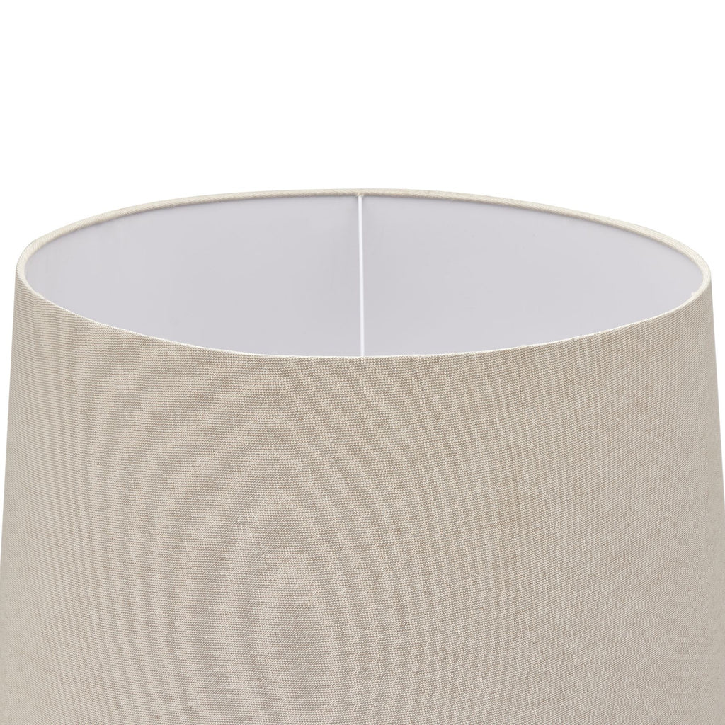Delaney Grey Droplet Floor Lamp With Linen Shade