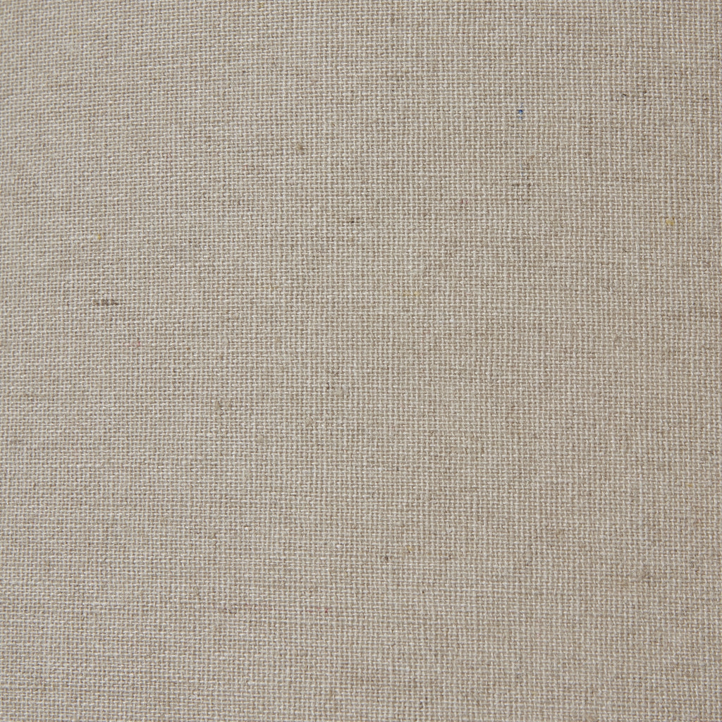 White Beaded Ceramic Lamp With Linen Shade