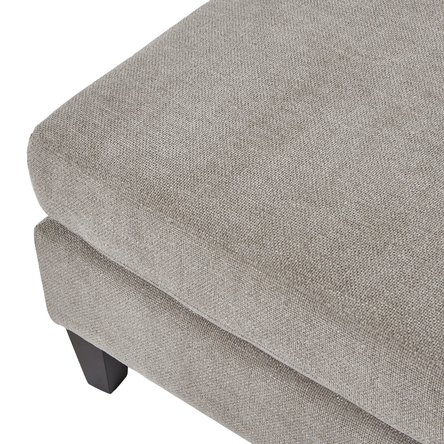 Vesper Taupe Ottoman Large Foot Stool