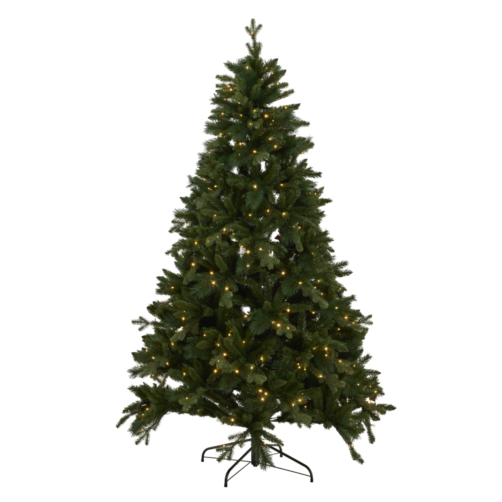 7ft Green Forest Fir Pre-Lit 400L Led Christmas Tree