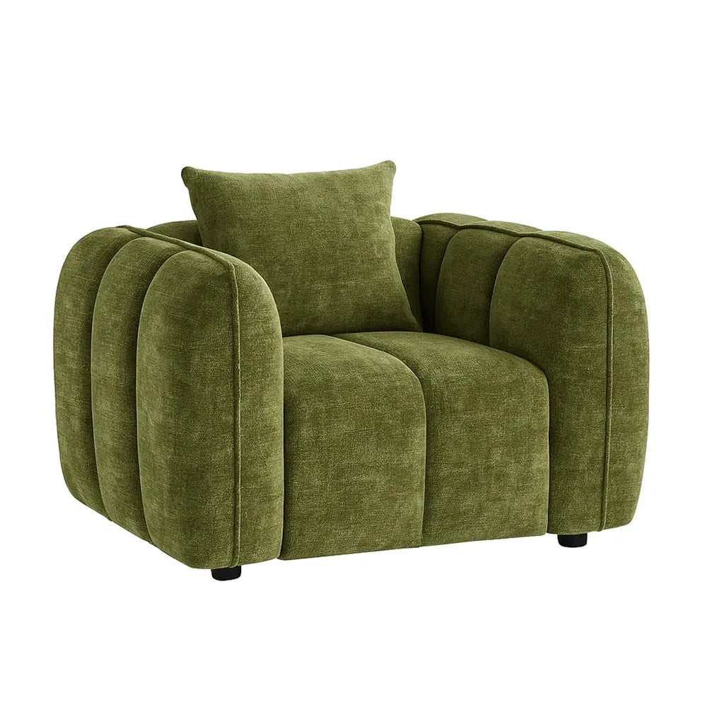 Venice Armchair in Olive Green