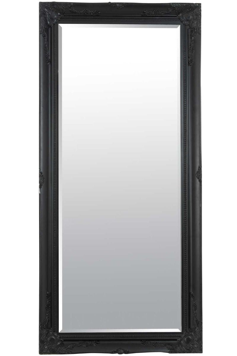 Black Ornate Full Length Mirror